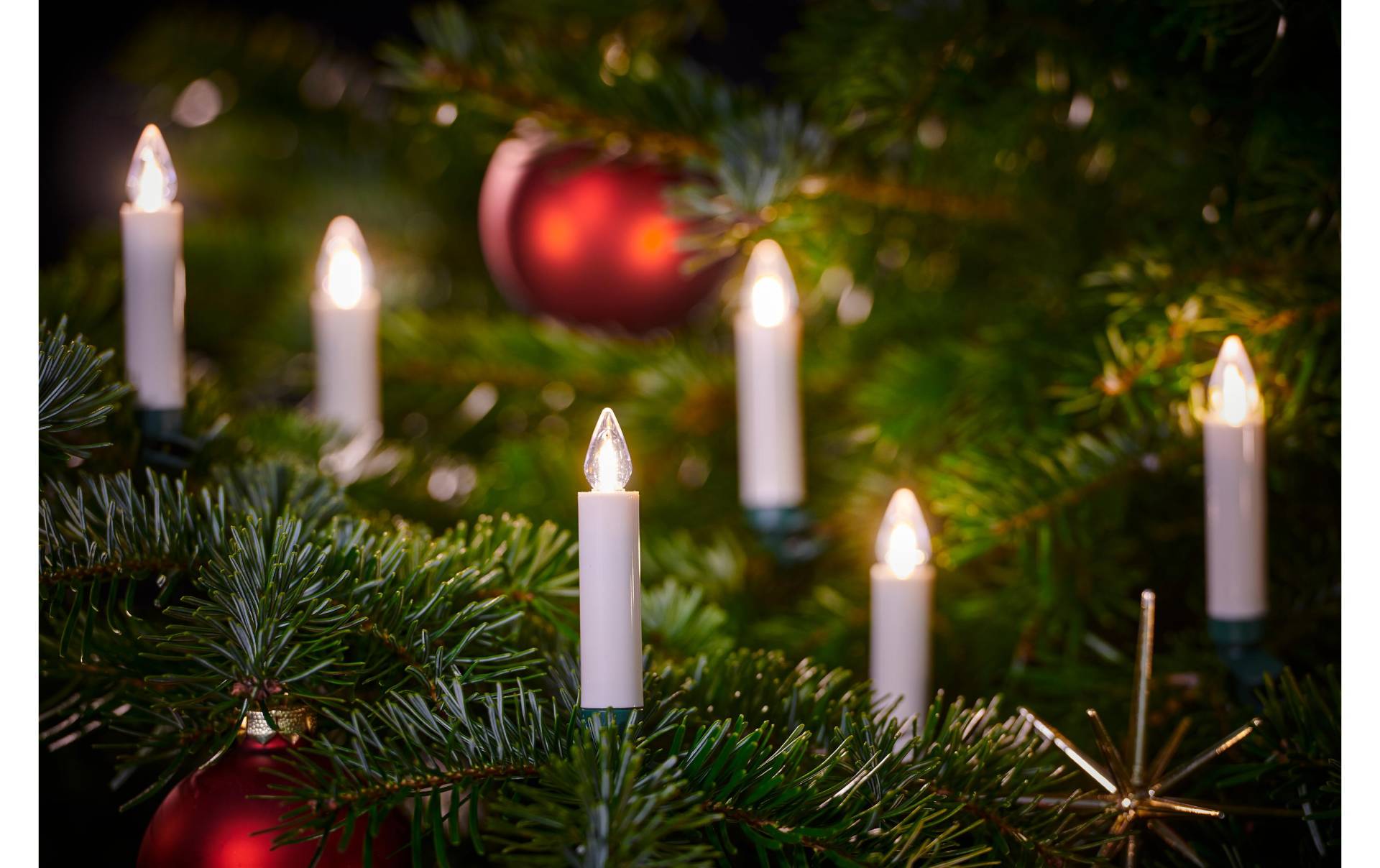 lumix Christbaumkerzen »Baumkerze Superlight Flam«, 12 St.-flammig lumix Christbaumkerzen »Baumkerze Superlight Flam«, 12 St.-flammig von lumix