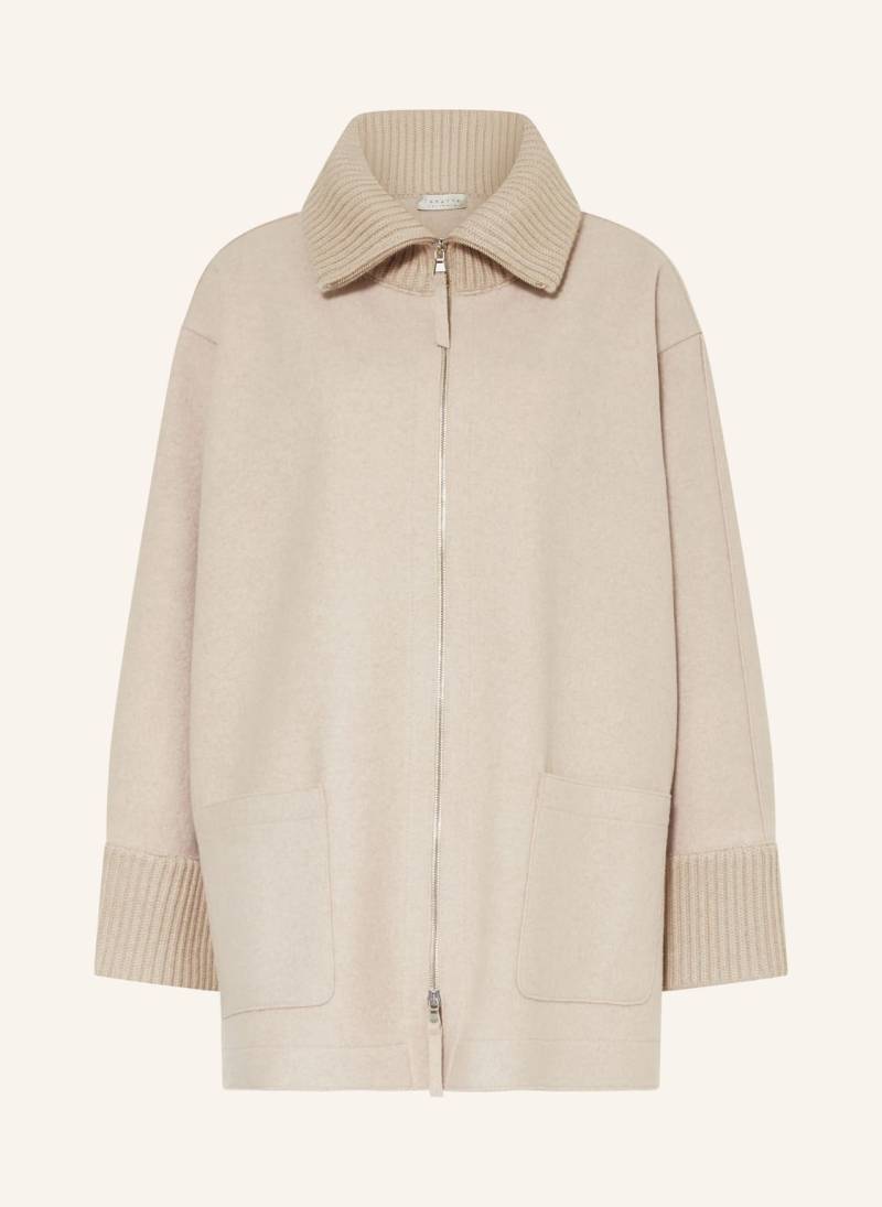 Lunaria Cashmere Cashmere-Jacke beige von lunaria cashmere