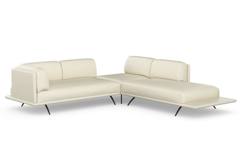 machalke® Ecksofa »benito, L-Form«, mit bezogenem Sockel von machalke®