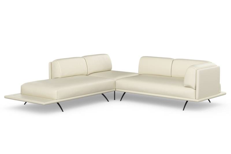 machalke® Ecksofa »benito, L-Form«, mit bezogenem Sockel von machalke®