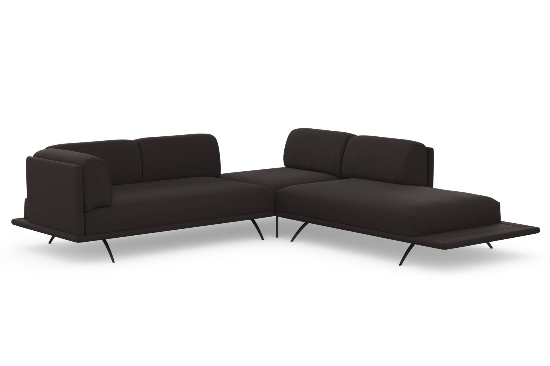 machalke® Ecksofa »benito, L-Form«, mit bezogenem Sockel von machalke®