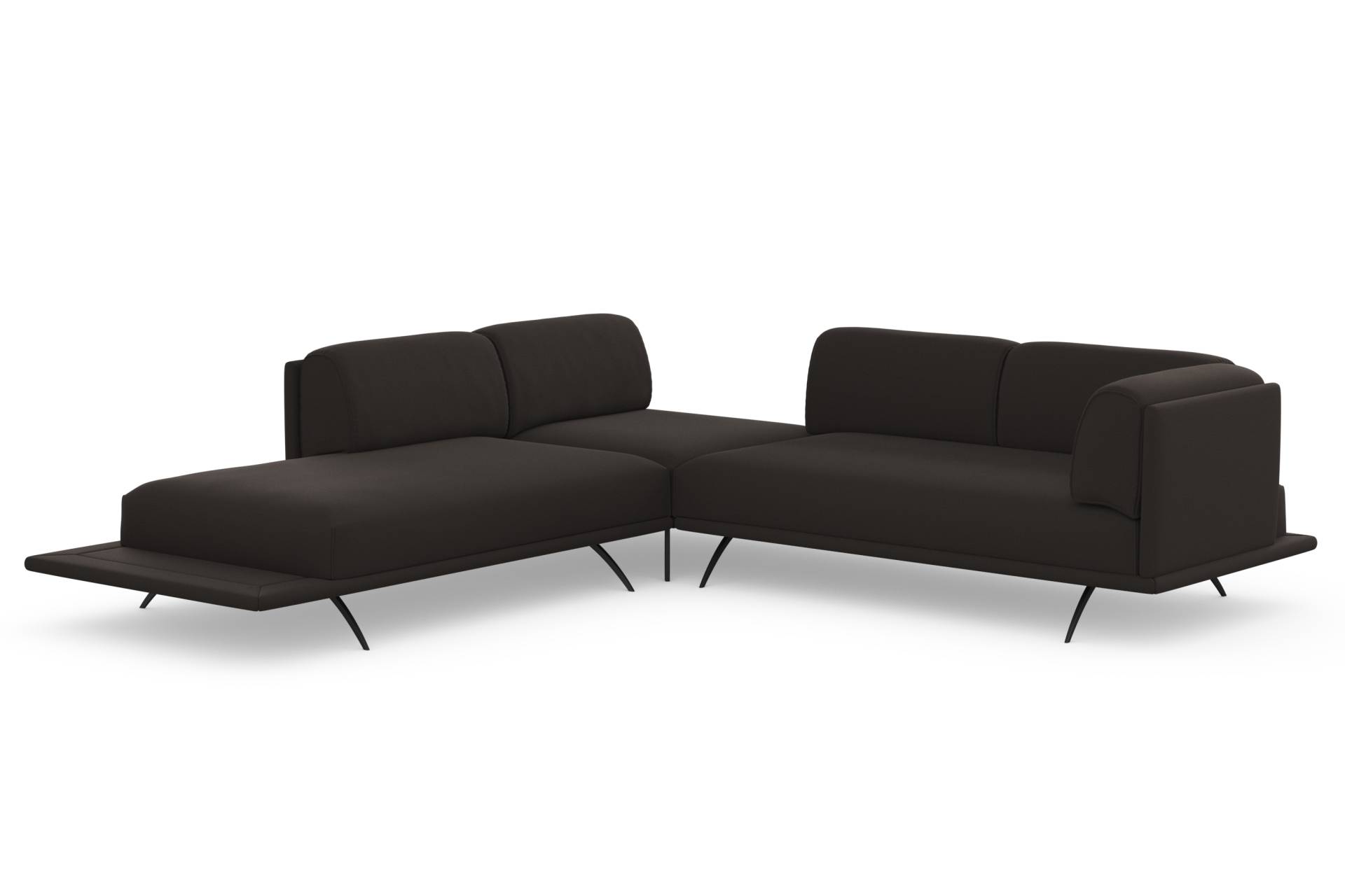 machalke® Ecksofa »benito, L-Form«, mit bezogenem Sockel von machalke®