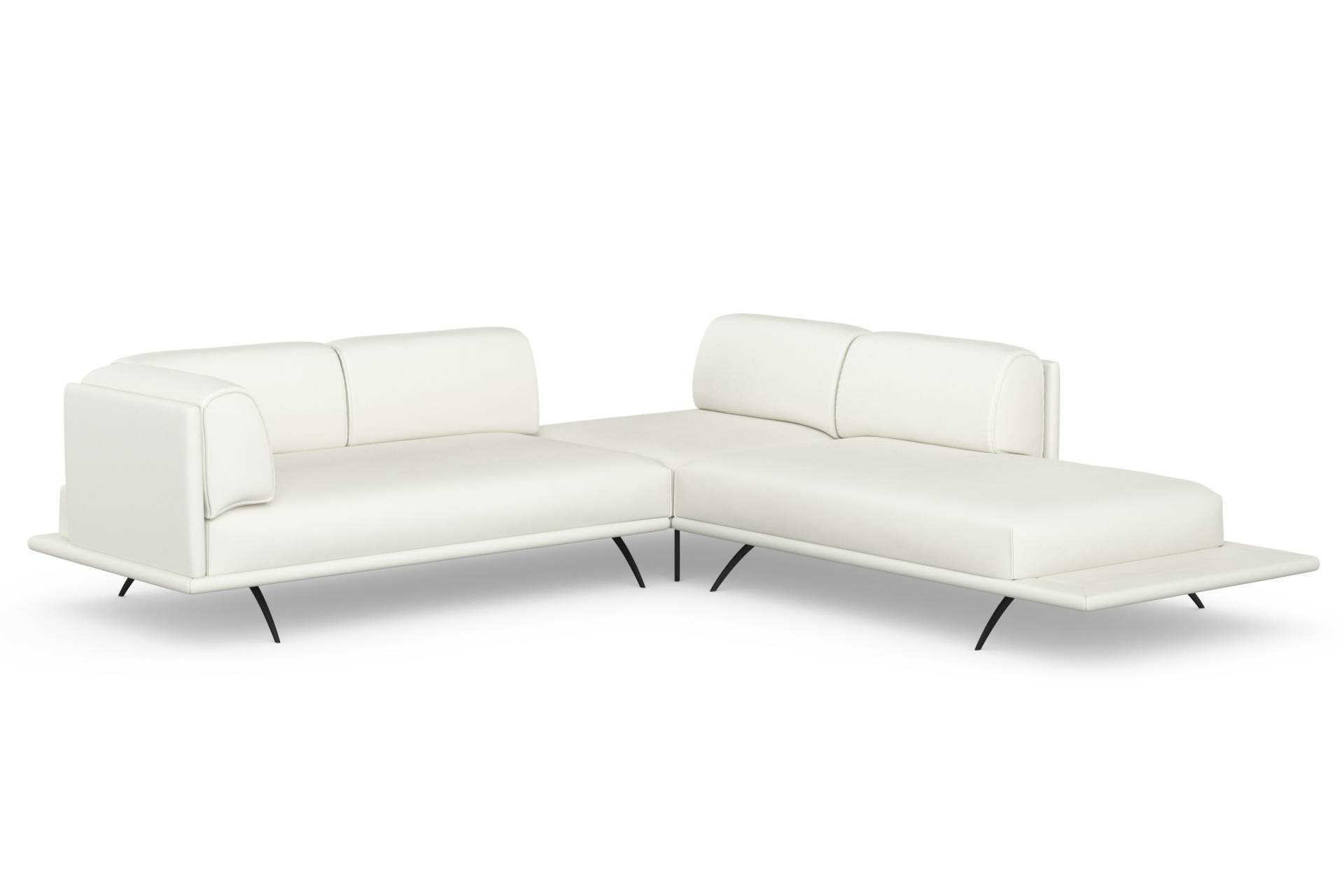 machalke® Ecksofa »benito, L-Form«, mit bezogenem Sockel von machalke®