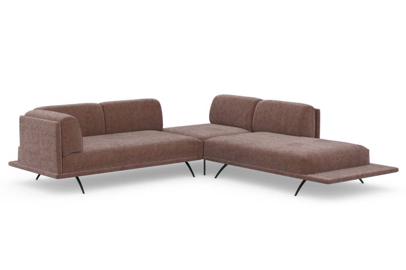 machalke® Ecksofa »benito, L-Form«, mit bezogenem Sockel von machalke®