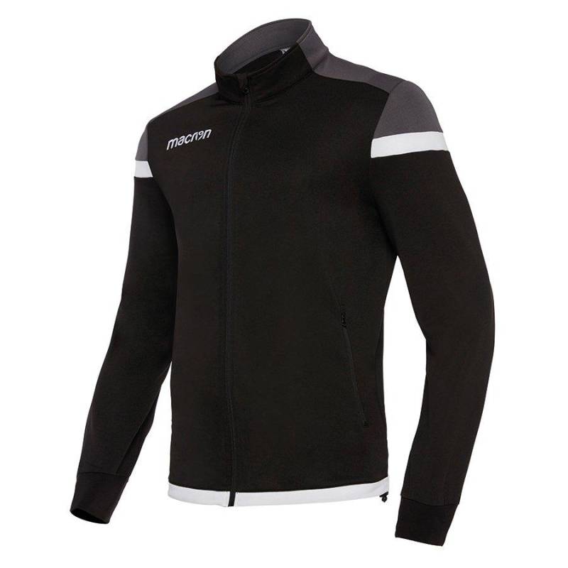 Jacke Sobek Jungen Schwarz/Weiss S von macron