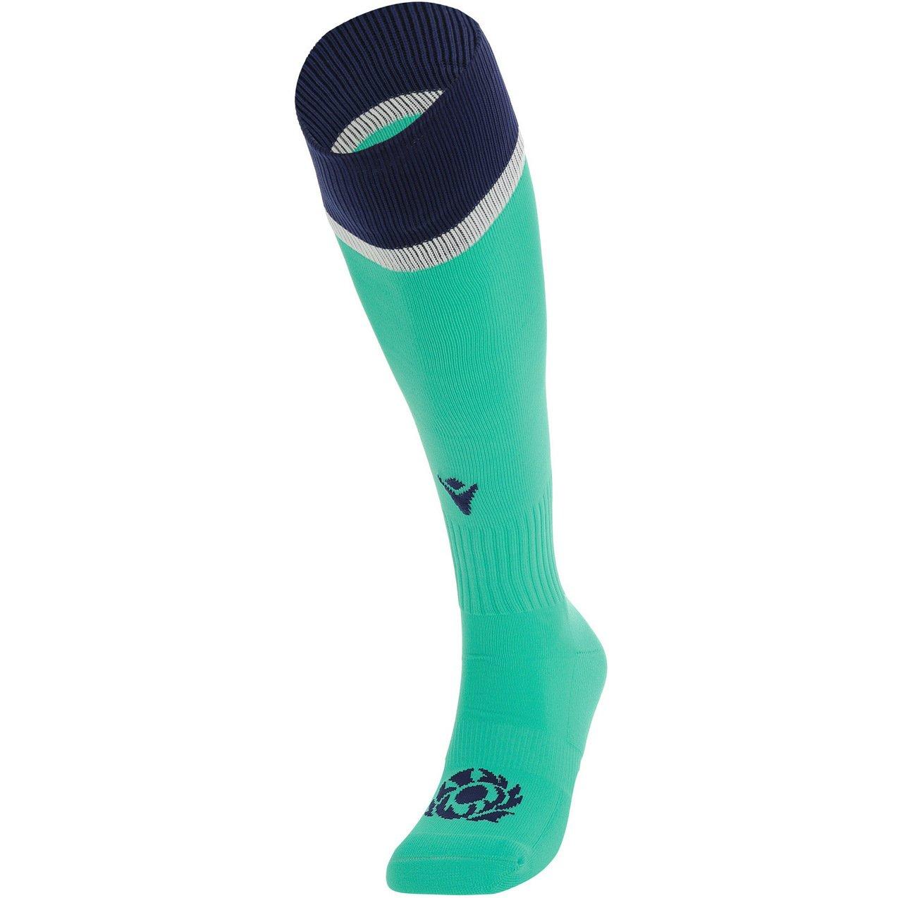 macron - Outdoor-Socken Kind Écosse Rugby 2021 7S, XS von macron