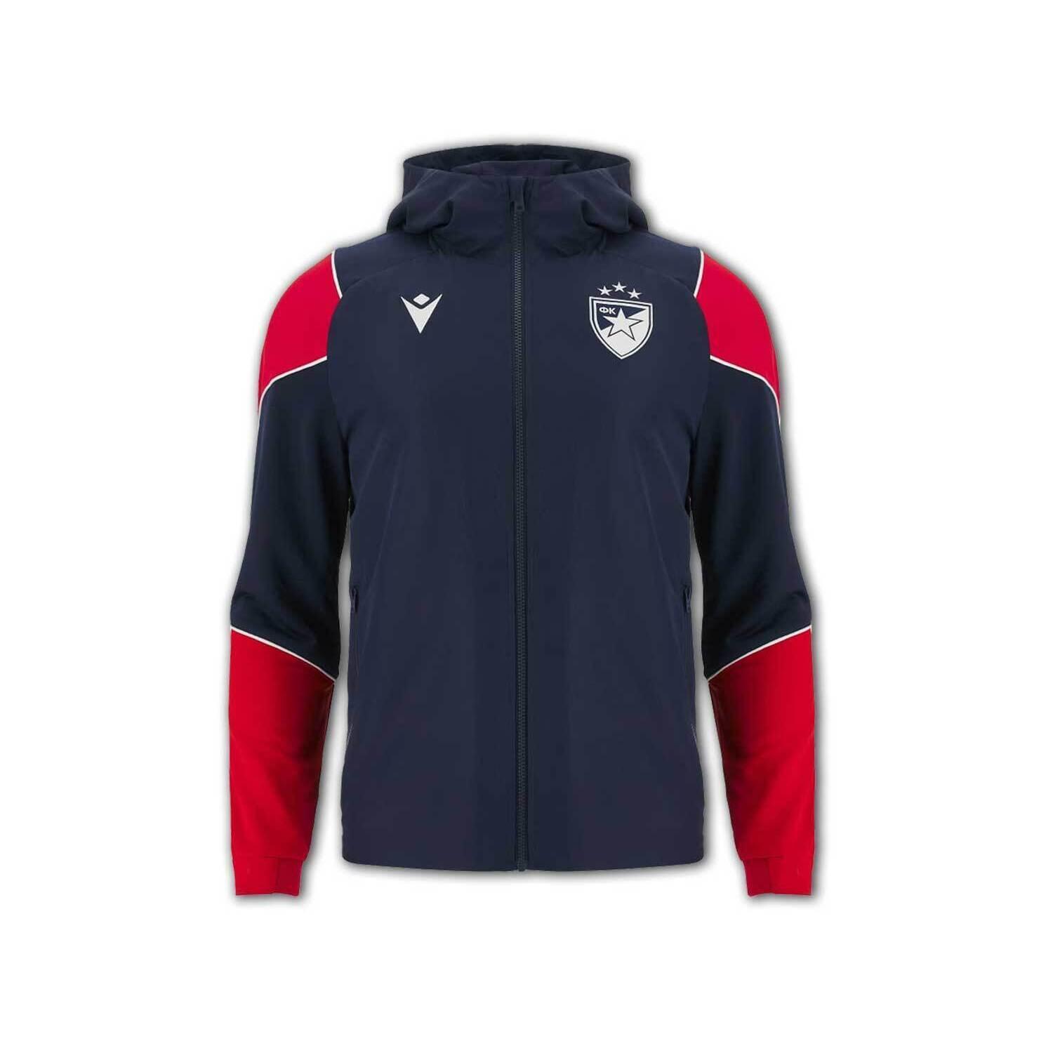 Sweatjacke Mit Kapuze Étoile Rouge De Belgrade Anthem 2023/24 Unisex  XL von macron