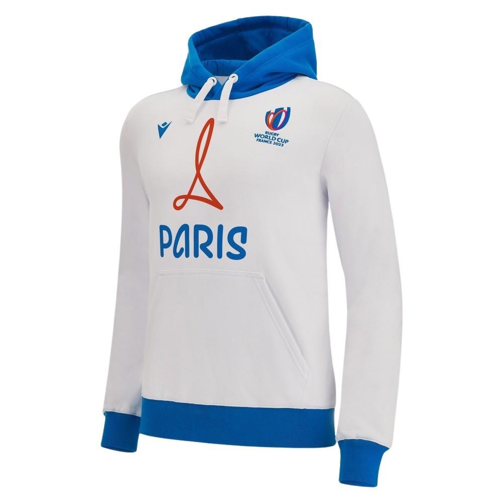 macron - sweatshirt it kapuze acron rwc frankreich 2023 paris, für Damen, Größe M von macron