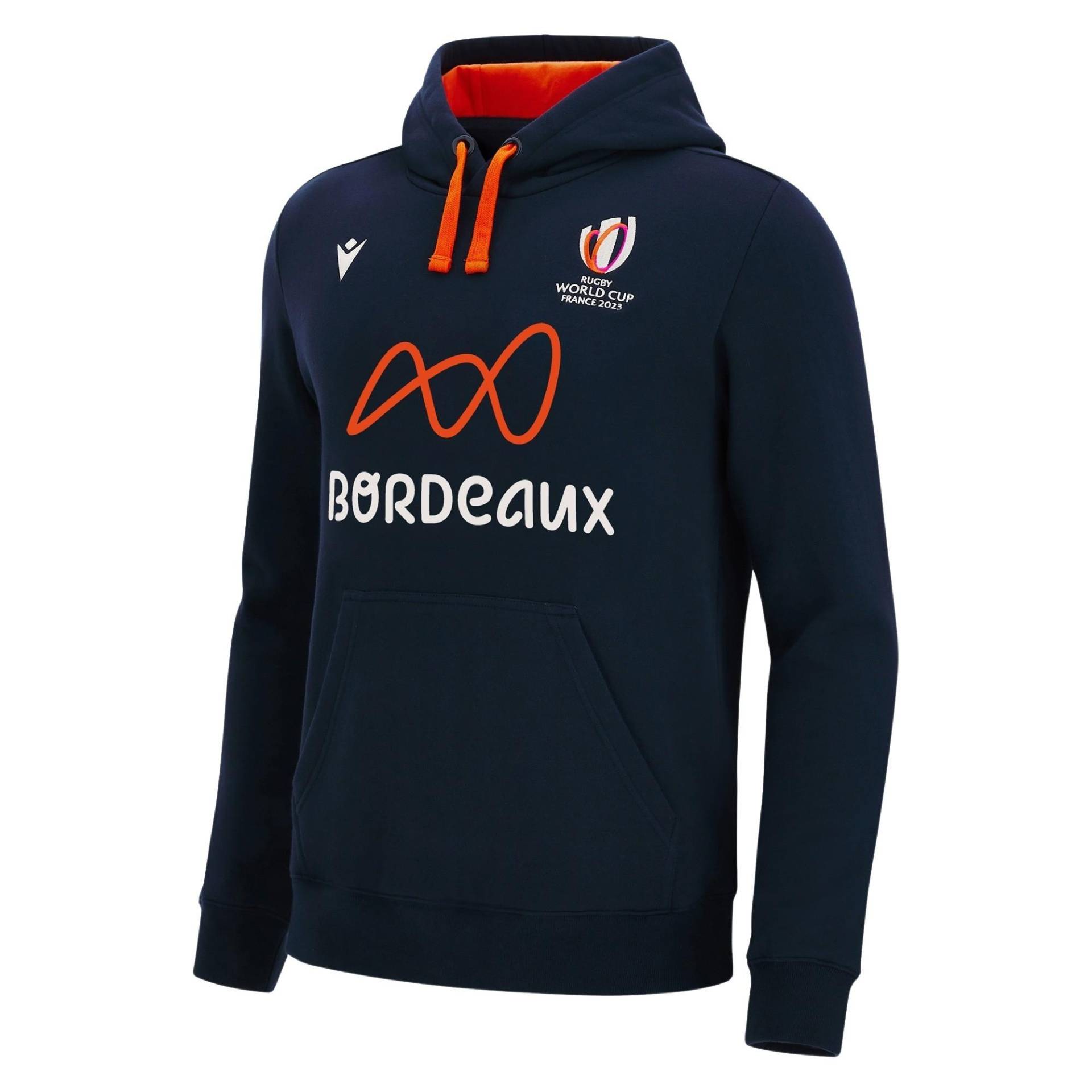 macron - sweatshirt mit kapuze rwc frankreich 2023 bordeaux, für Herren, Größe L von macron