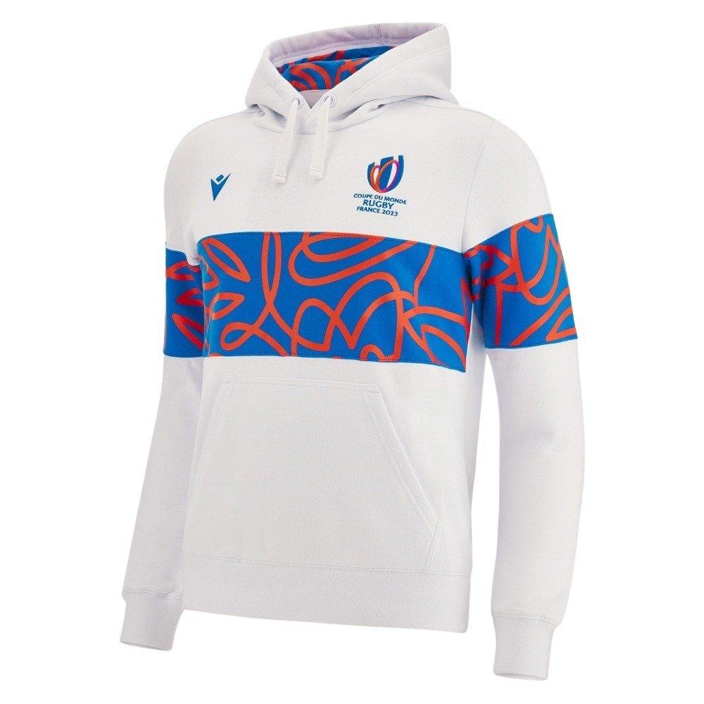 macron - sweatshirt it kapuze acron rwc frankreich 2023, für Damen, Größe M von macron