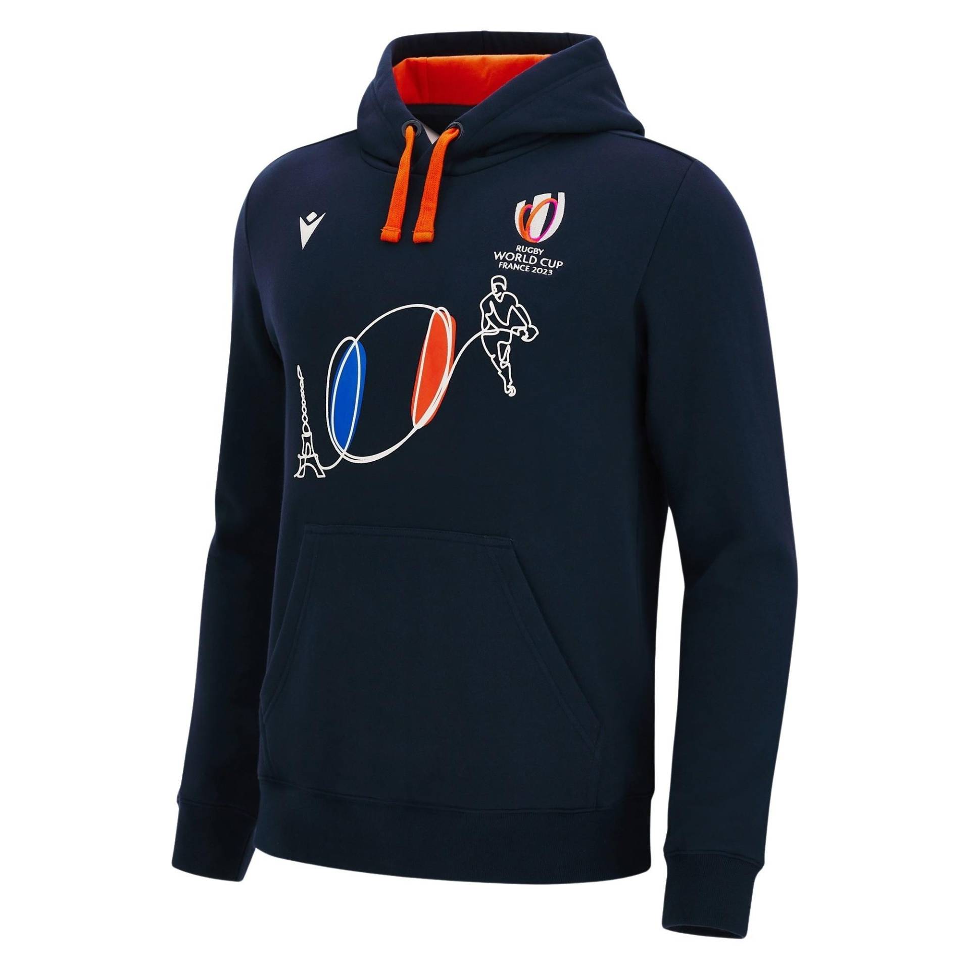 Sweatshirt Mit Kapuze Rwc Frankreich 2023 Fag Ba Herren  L von macron