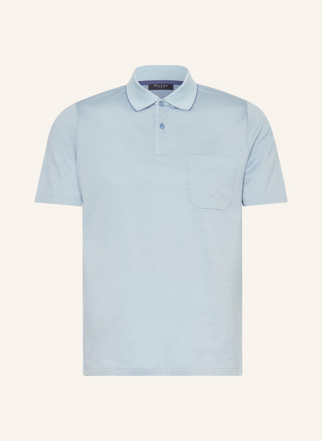 Maerz Muenchen Jersey-Poloshirt blau von maerz muenchen