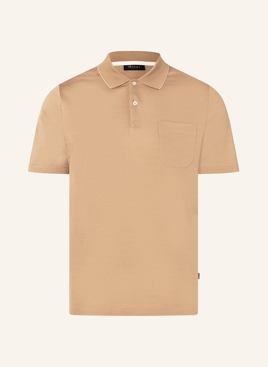 Maerz Muenchen Jersey-Poloshirt braun von maerz muenchen