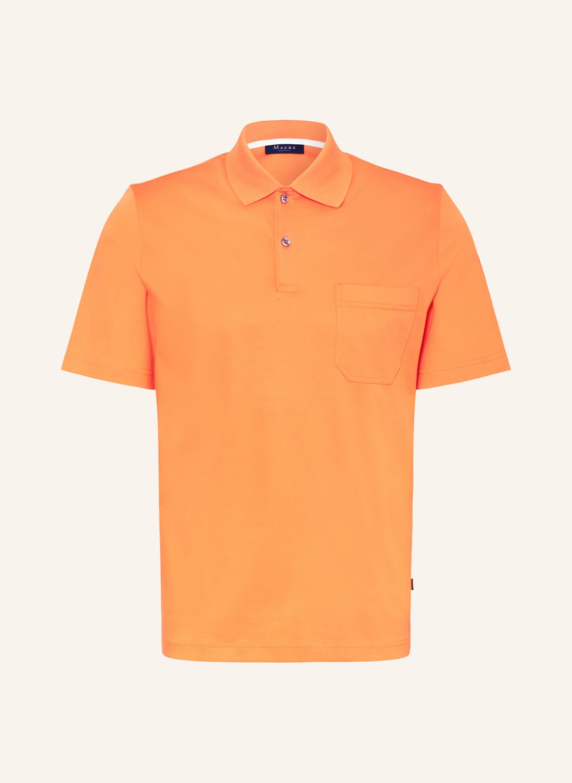 Maerz Muenchen Jersey-Poloshirt orange von maerz muenchen