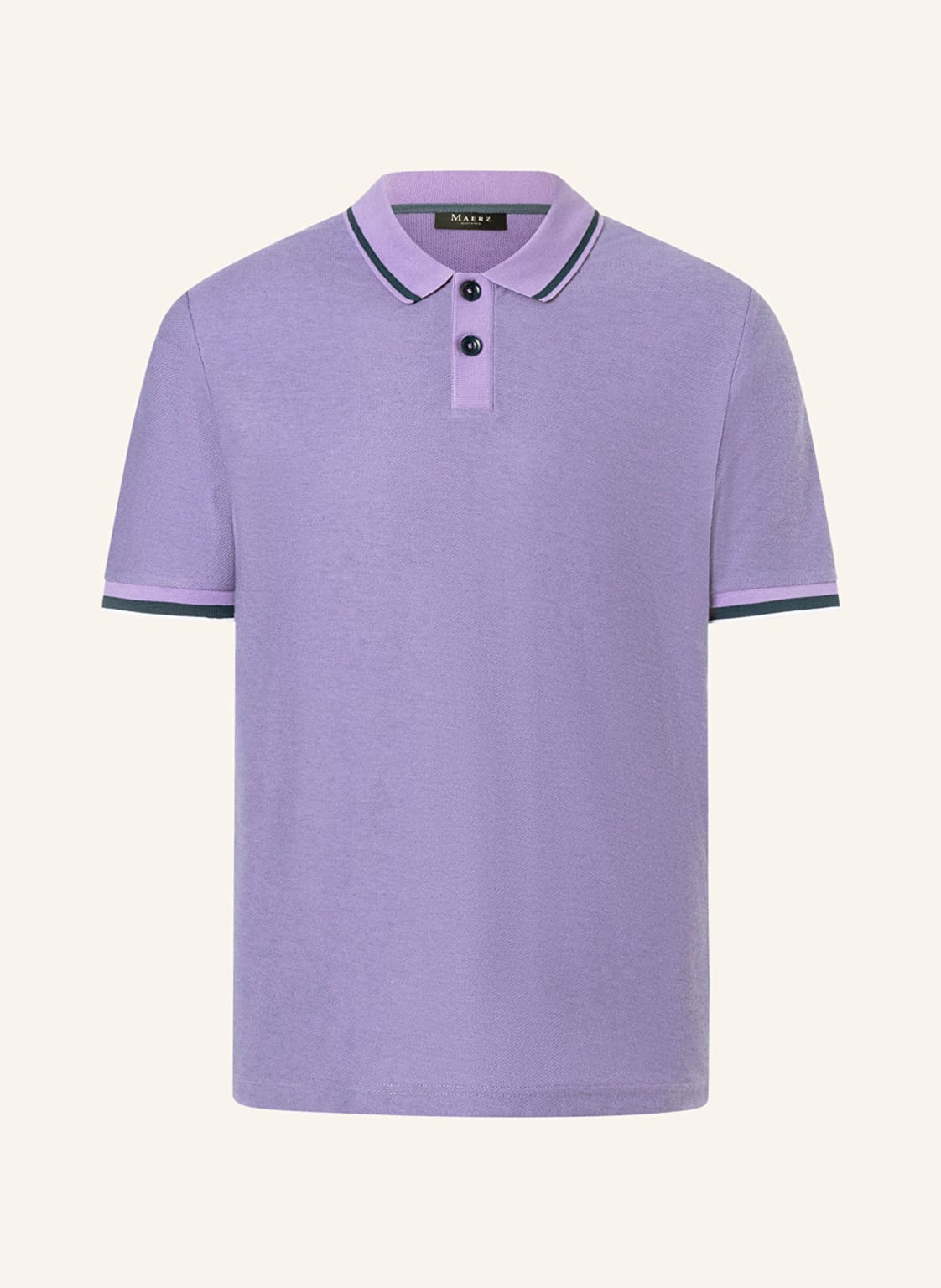 Maerz Muenchen Piqué-Poloshirt lila von maerz muenchen