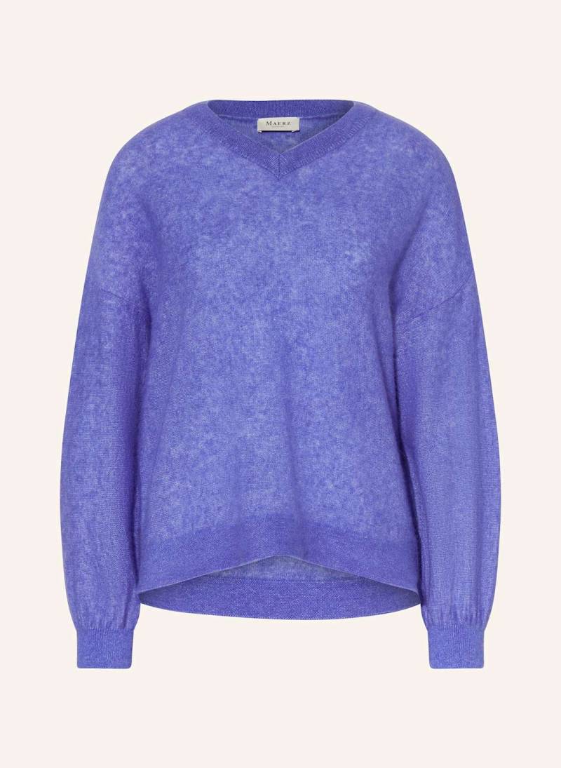 Maerz Muenchen Pullover Mit Alpaka blau von maerz muenchen