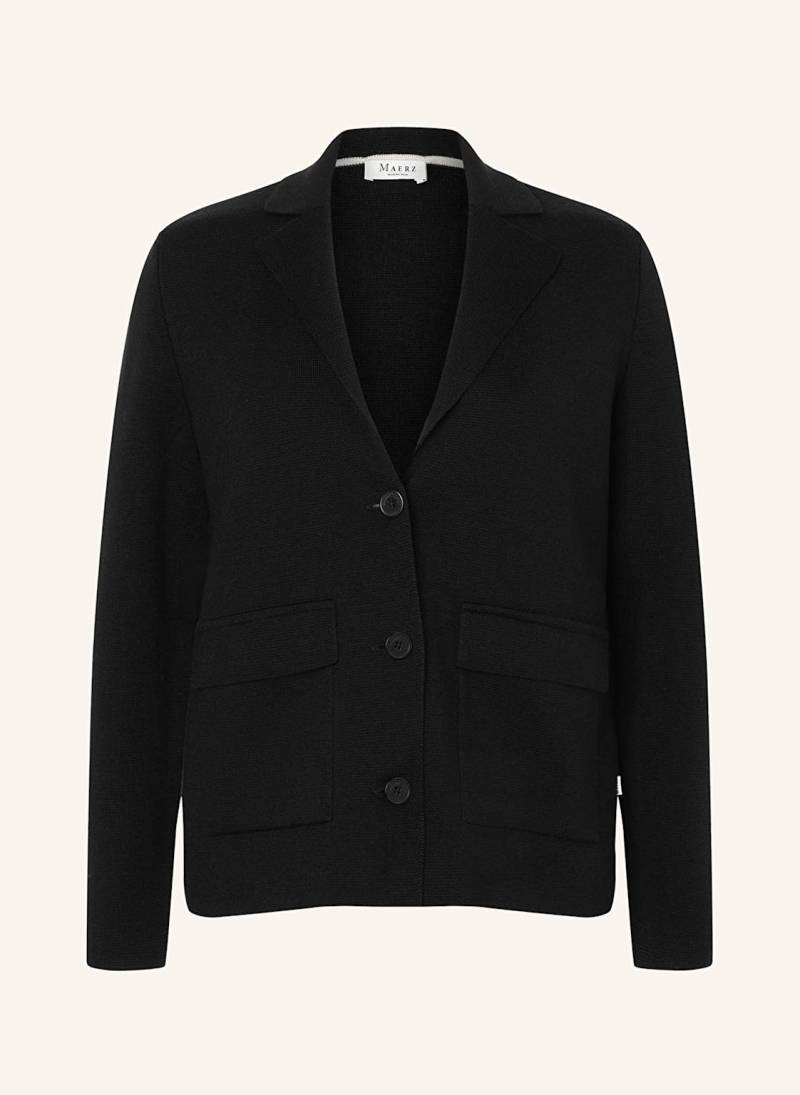 Maerz Muenchen Strickblazer schwarz von maerz muenchen