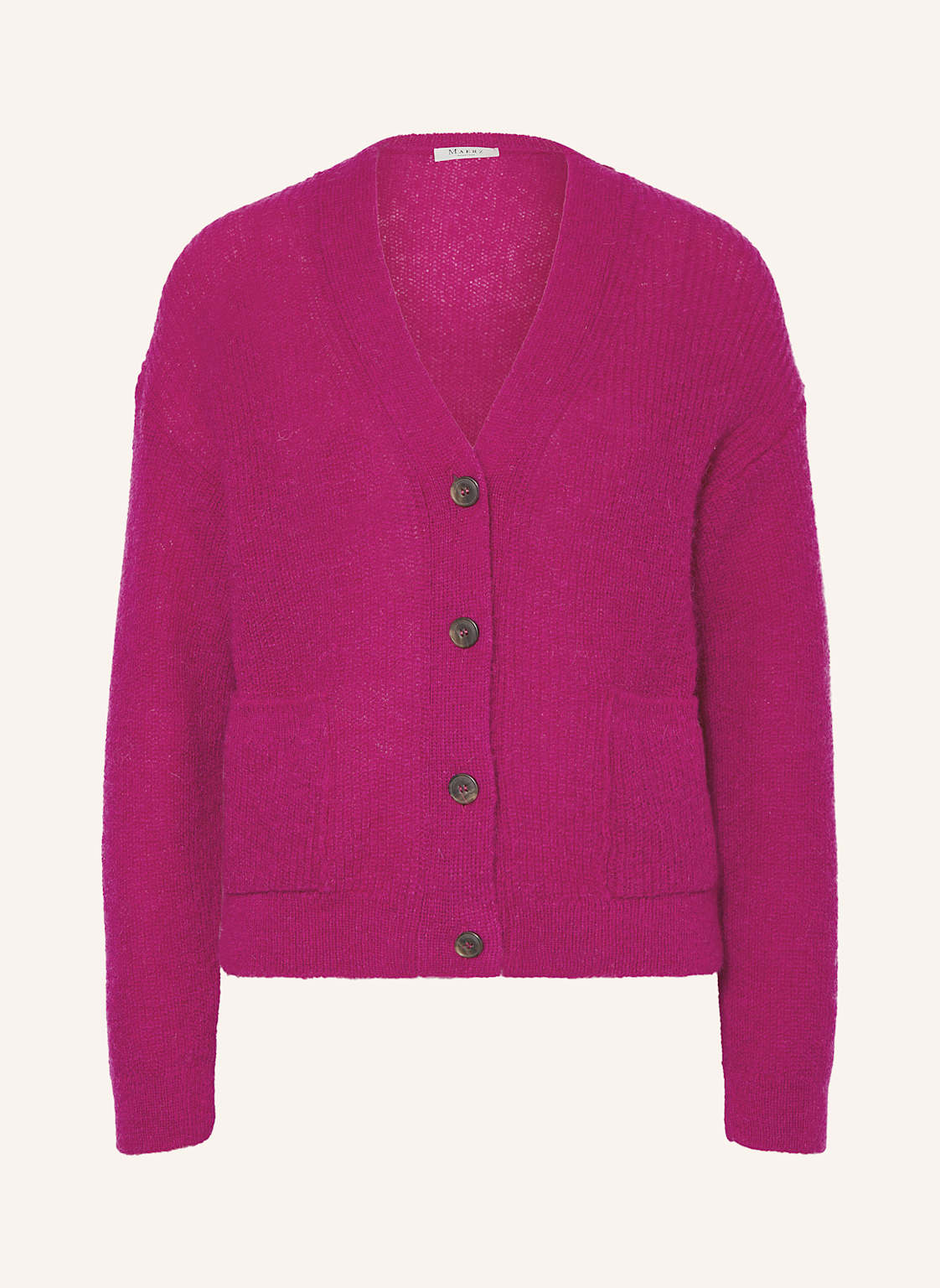 Maerz Muenchen Strickjacke Mit Alpaka pink von maerz muenchen