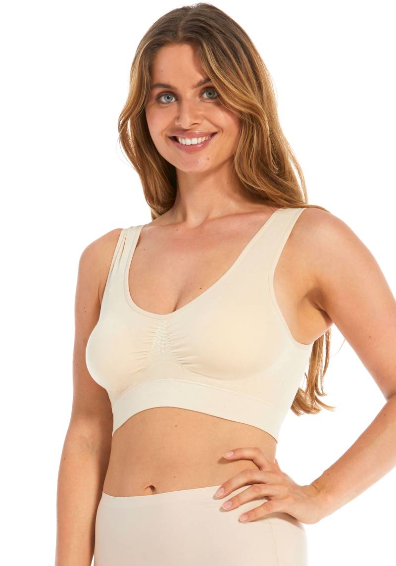 MAGIC Bodyfashion Bustier »Comfort Bra«, bequemer, nahtloser und bügelloser BH von magic bodyfashion