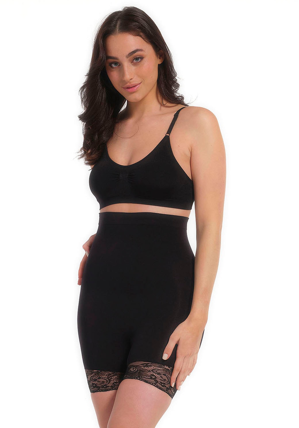 MAGIC Bodyfashion Shapinghose, nahtlos mit Spitzendetails von magic bodyfashion