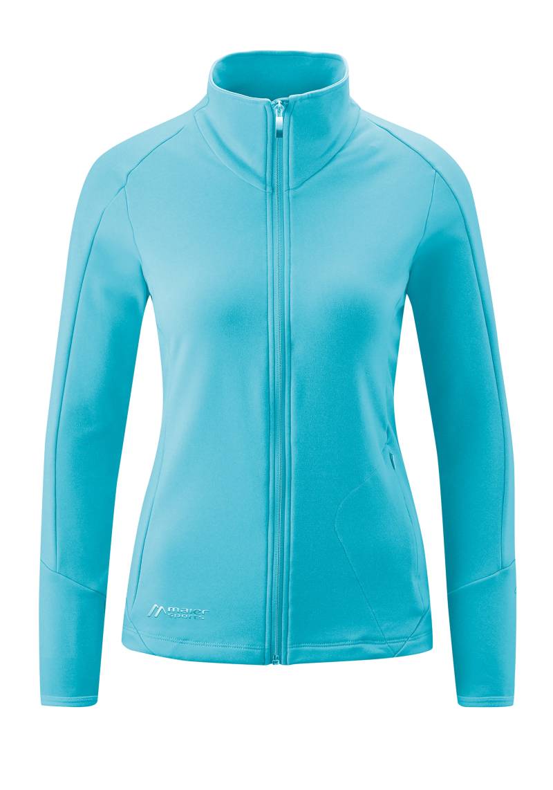 Maier Sports Fleecejacke »Cicerbita«, Elastischer Midlayer, körpernaher Schnitt von maier sports