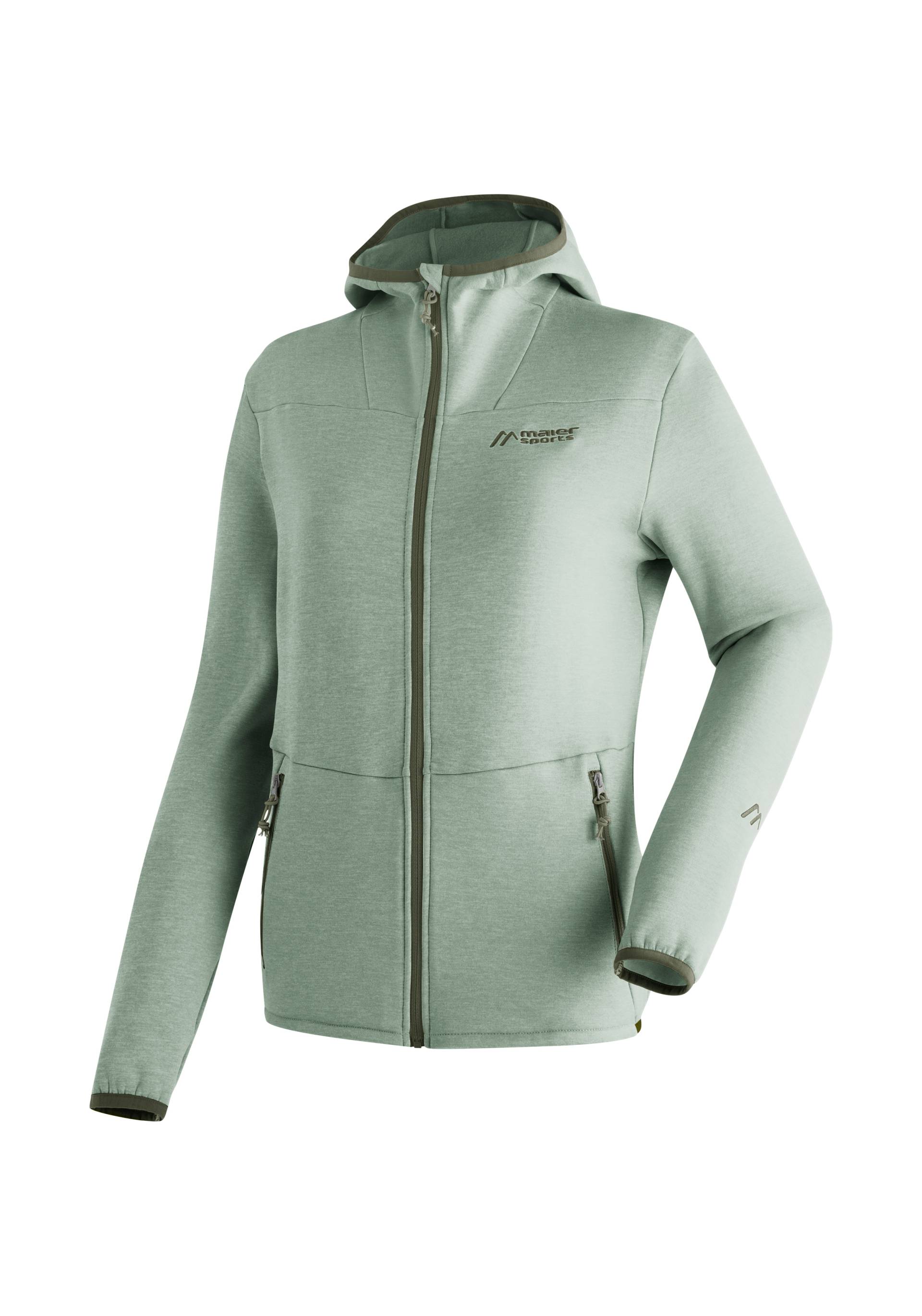 Maier Sports Fleecejacke »Fave W«, Damen Fleece mit verstellbarer Kapuze, atmungsaktiver Zip-Hoodie von maier sports