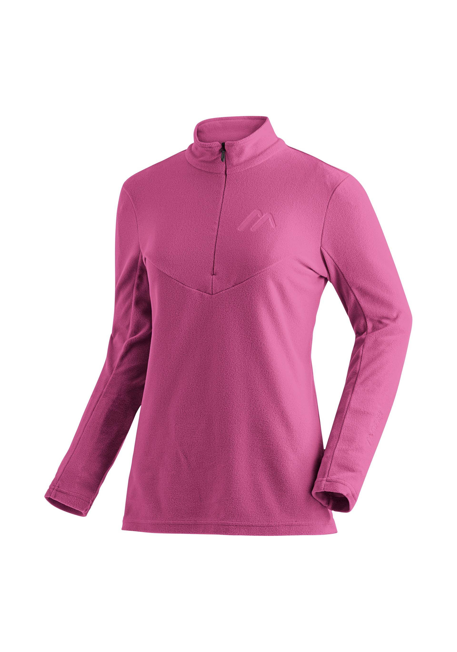 Maier Sports Fleecepullover »Denise HZ W«, Damen Midlayer, pflegeleichtes Half-Zip Fleece von maier sports