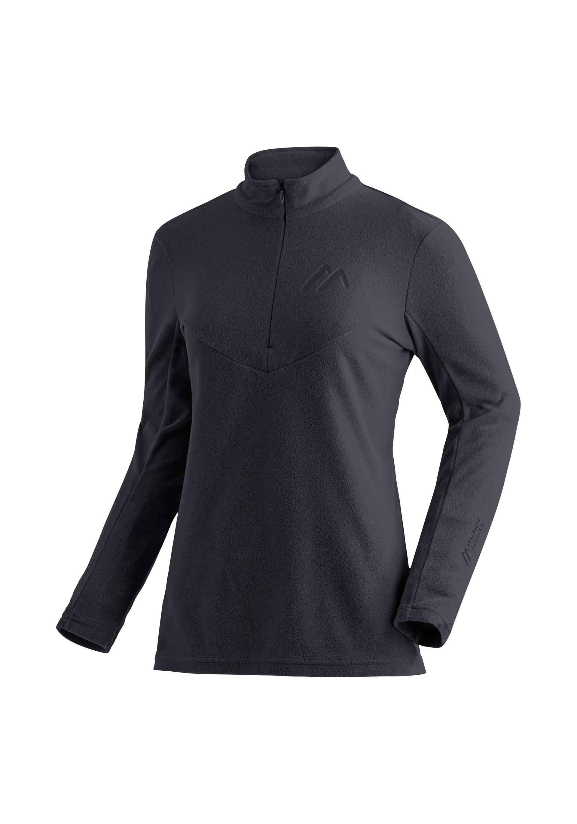 Maier Sports Fleecepullover »Denise HZ W«, Damen Midlayer, pflegeleichtes Half-Zip Fleece von maier sports