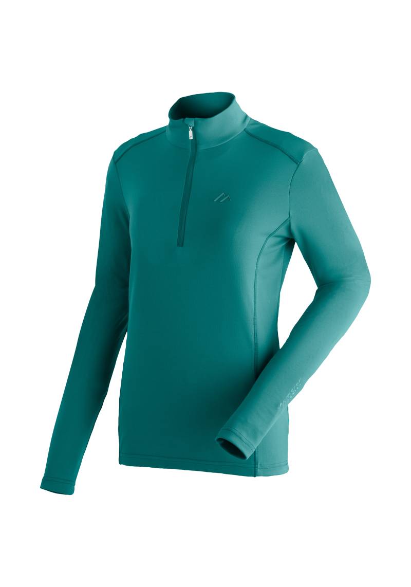 Maier Sports Fleecepullover »Jenna Rec«, Damen Midlayer, elastisches und pflegeleichtes Half-Zip Fleece von maier sports