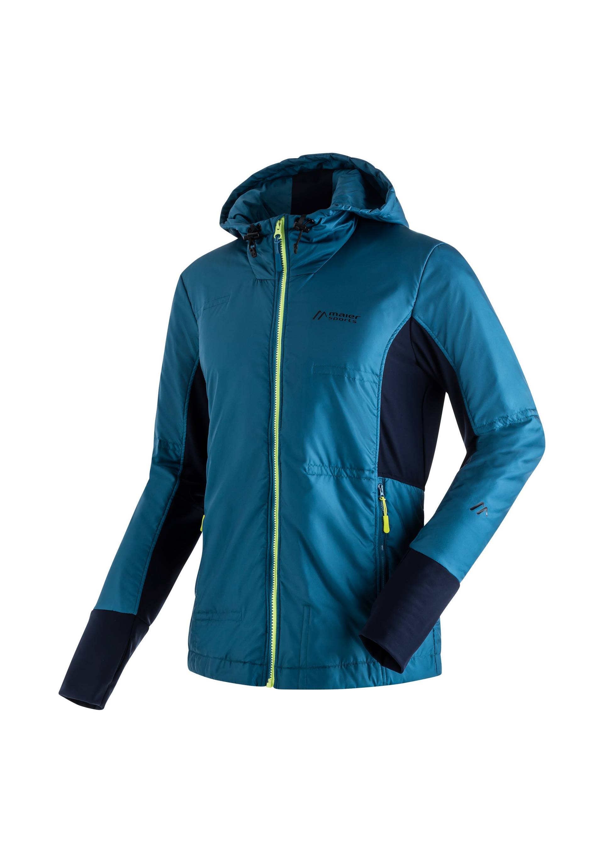 Maier Sports Funktionsjacke »Caurus Wool M«, atmungsaktive, windabweisende Hybridjacke für Trekkingtouren von maier sports