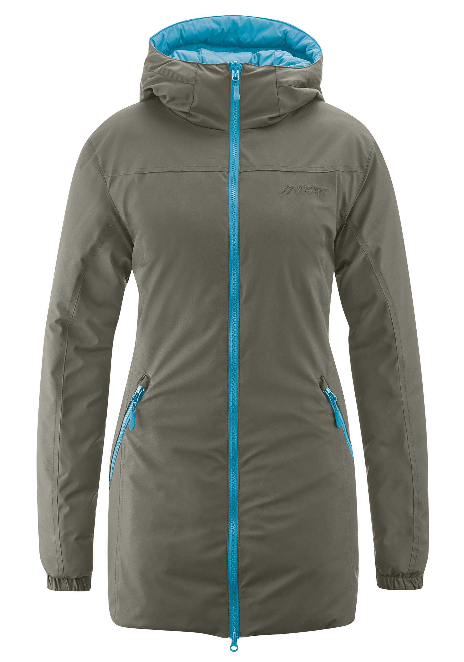 Maier Sports Funktionsjacke »Tiana«, Kuschelig warmer Wendemantel für Outdoor und Reise von maier sports