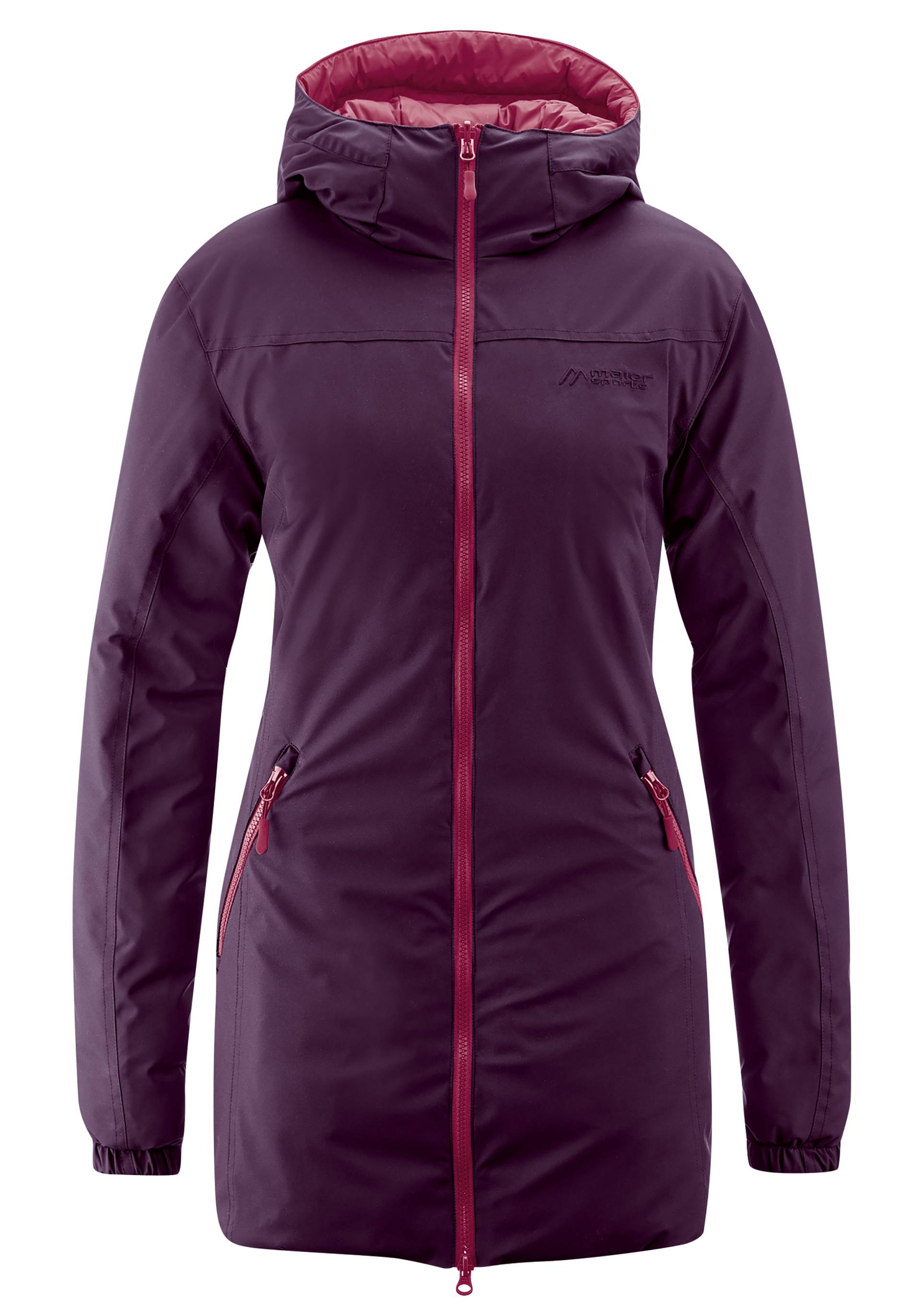 Maier Sports Funktionsjacke »Tiana«, Kuschelig warmer Wendemantel für Outdoor und Reise von maier sports