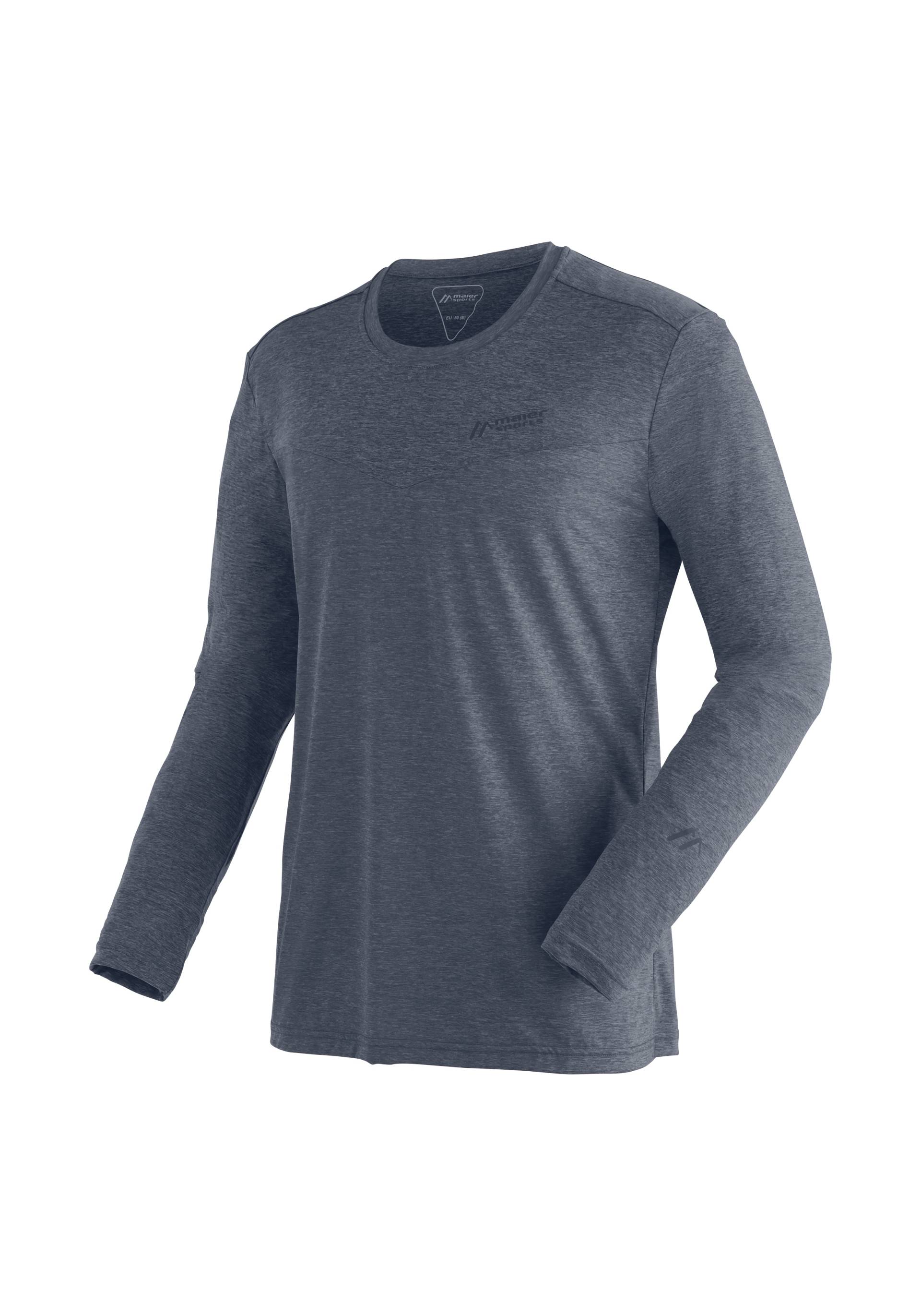 Maier Sports Funktionsshirt »Bjordal L/S M«, Atmungsaktives Langarmshirt mit SilverPlus Technologie von maier sports