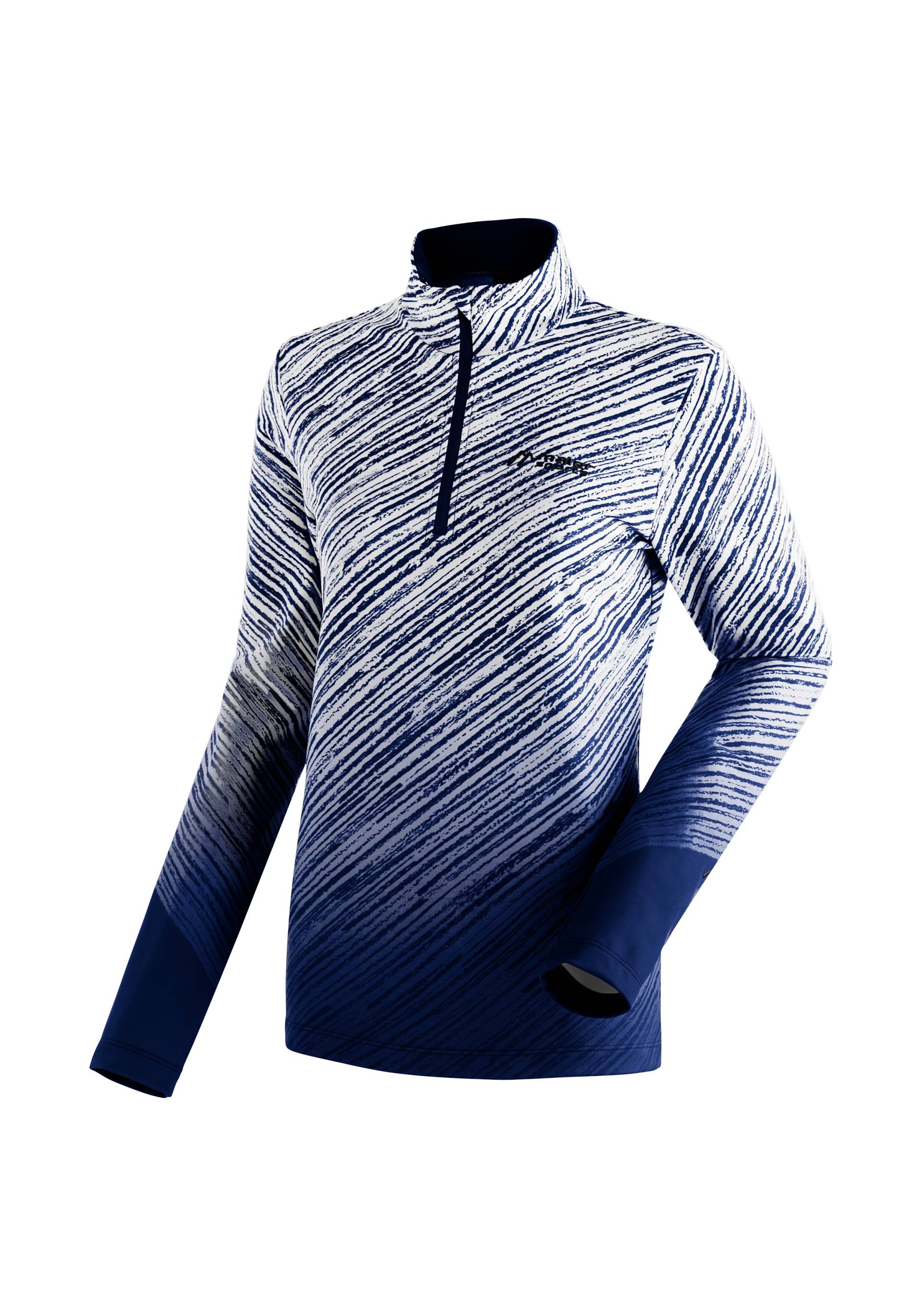 Maier Sports Funktionsshirt »Choralpe W«, Sportlicher Midlayer mit auffälligem Sublimationsdruck von maier sports