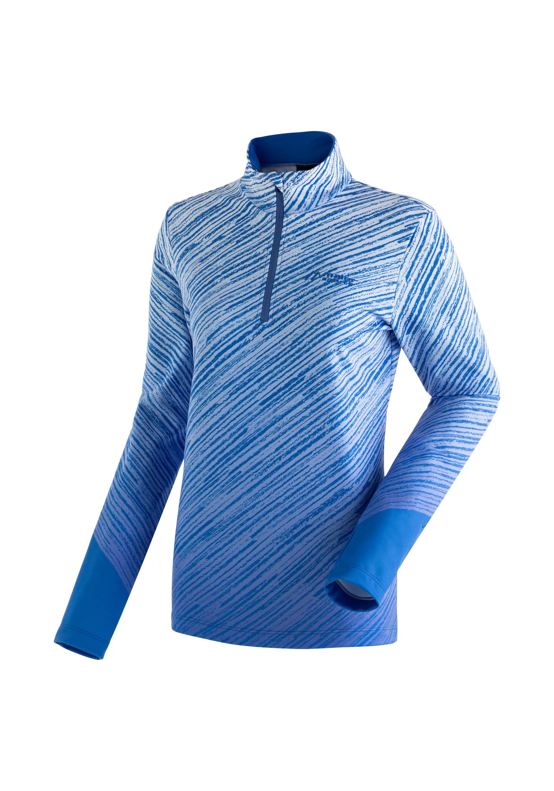 Maier Sports Funktionsshirt »Choralpe W«, Sportlicher Midlayer mit auffälligem Sublimationsdruck von maier sports