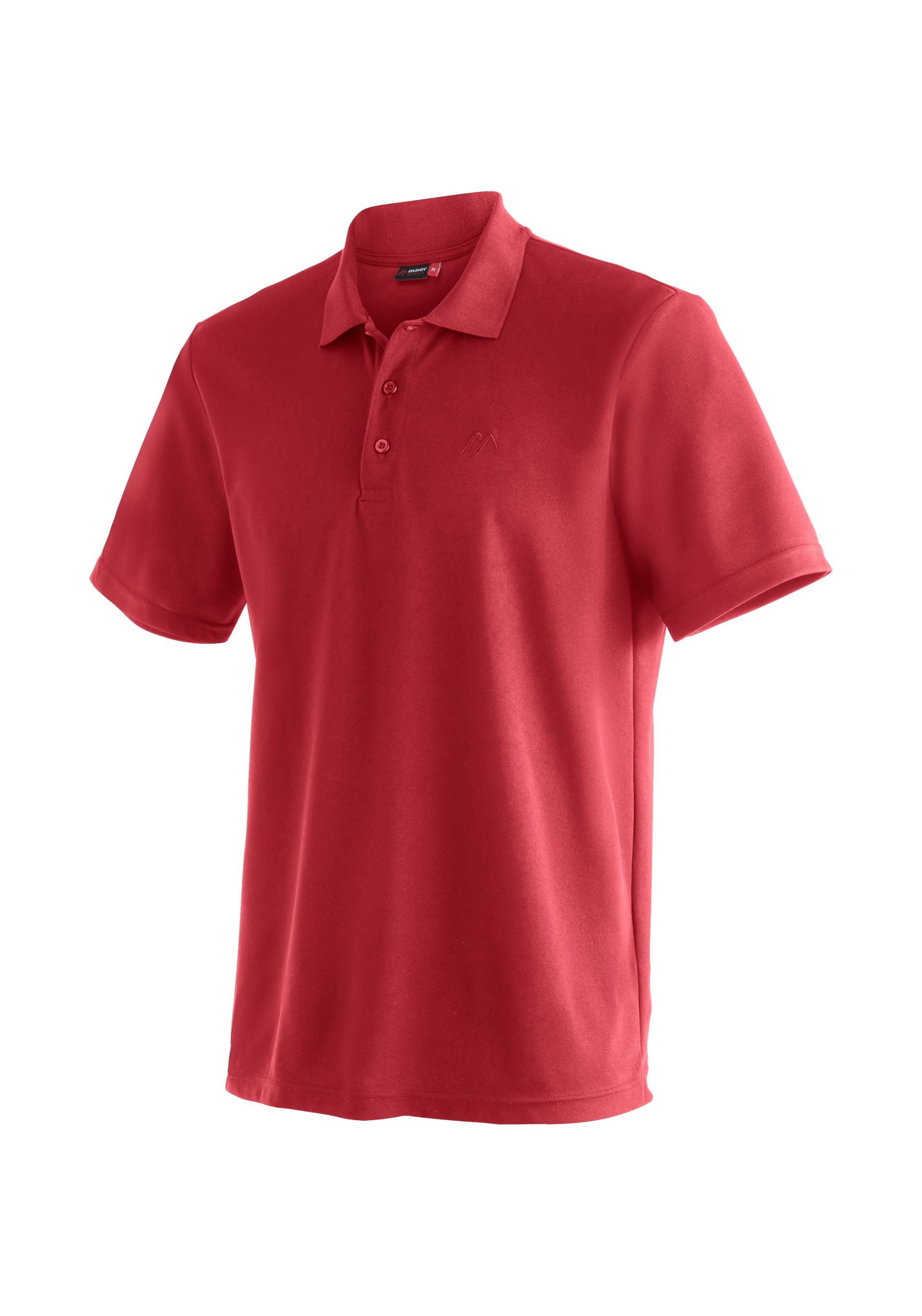 Maier Sports Funktionsshirt »Ulrich«, Herren Poloshirt, kurzarm Freizeit-Shirt mit Hemdkragen, Reg. Fit Maier Sports Funktionsshirt »Ulrich«, Herren Poloshirt, kurzarm Freizeit-Shirt mit Hemdkragen, Reg. Fit von maier sports