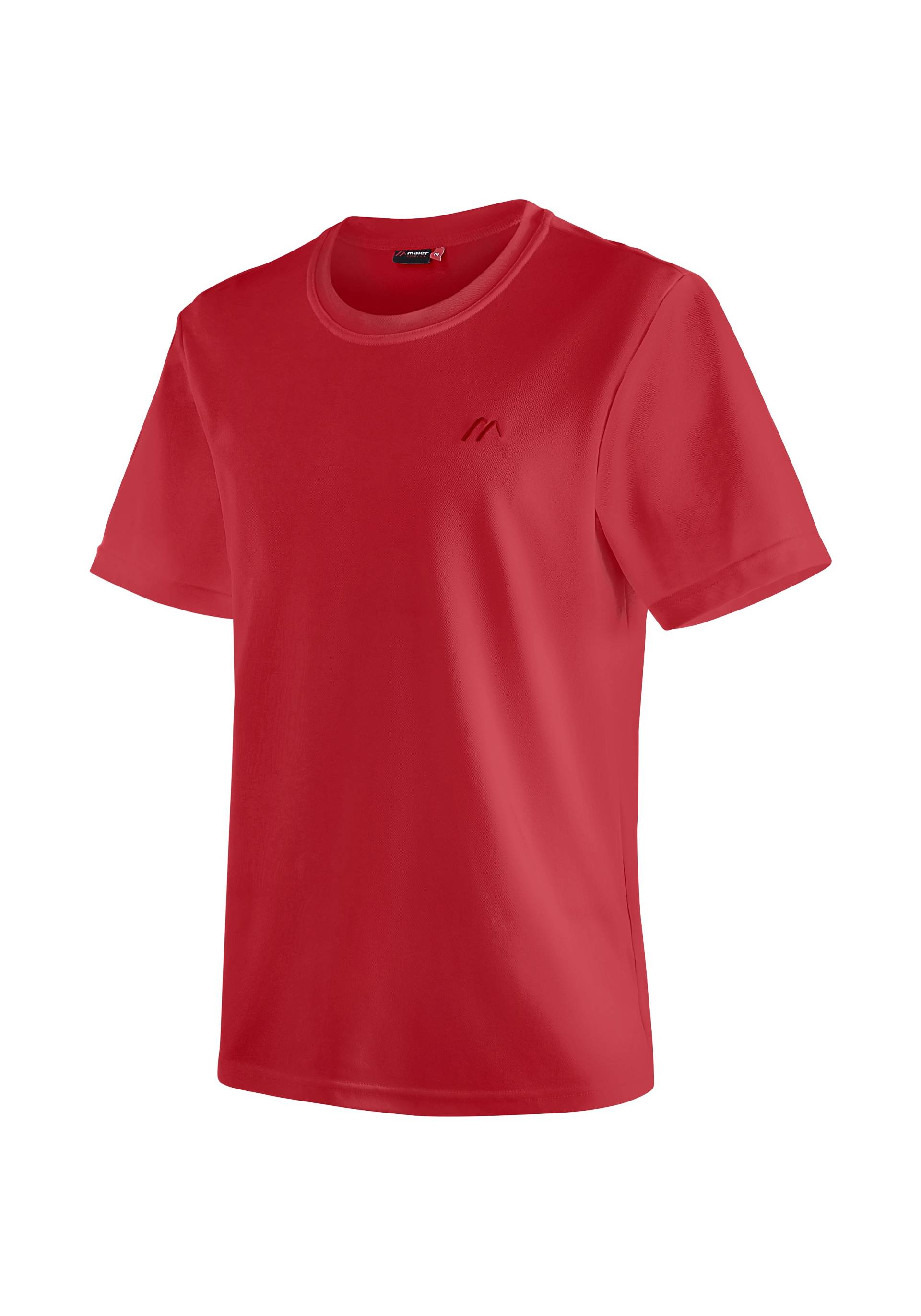 Maier Sports Funktionsshirt »Walter«, Herren T-Shirt, rundhals pique Outdoorshirt, schnelltrocknend von maier sports