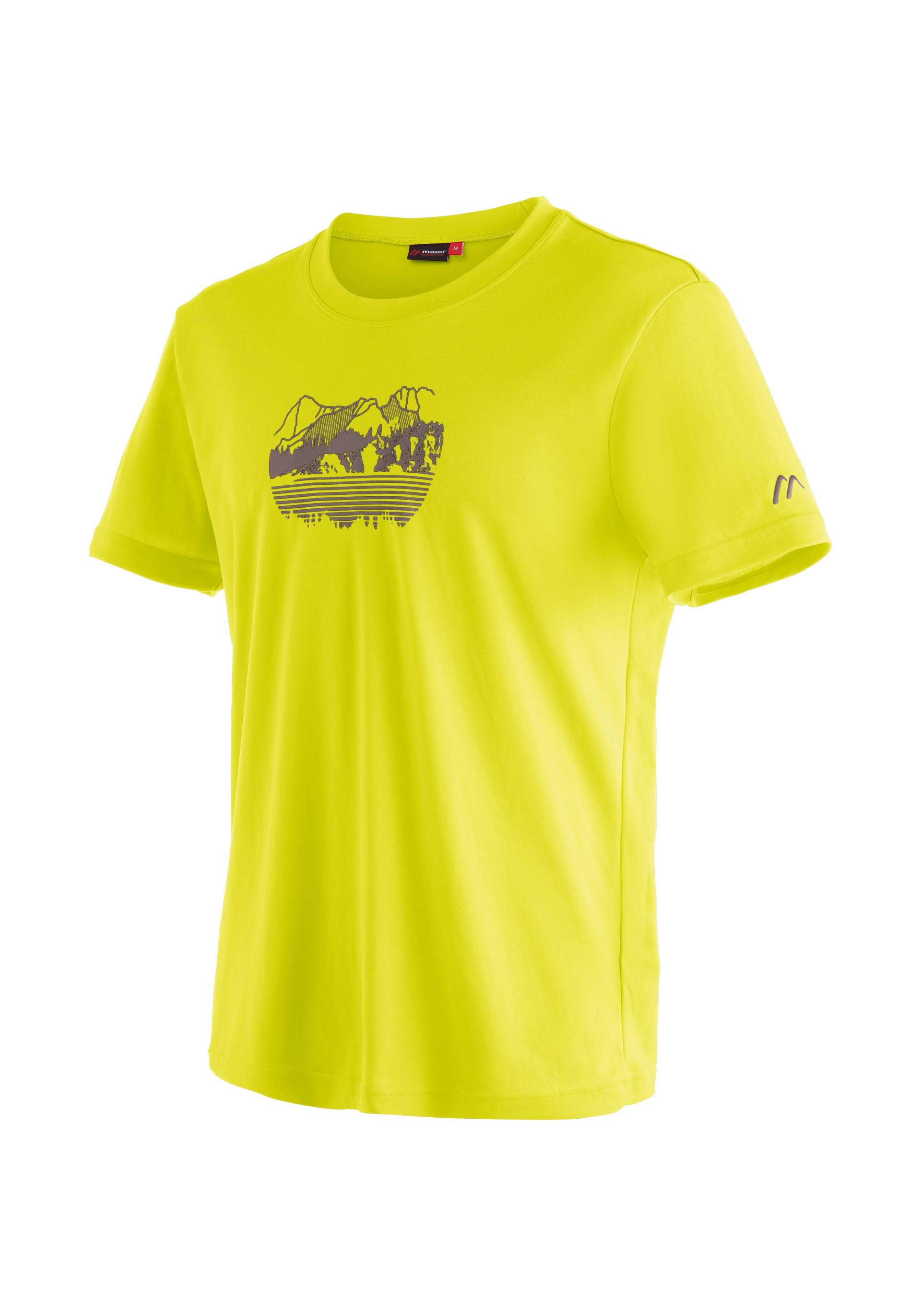 Maier Sports Funktionsshirt »Walter Print«, Funktionales, komfortables T-Shirt mit idealer Passform von maier sports