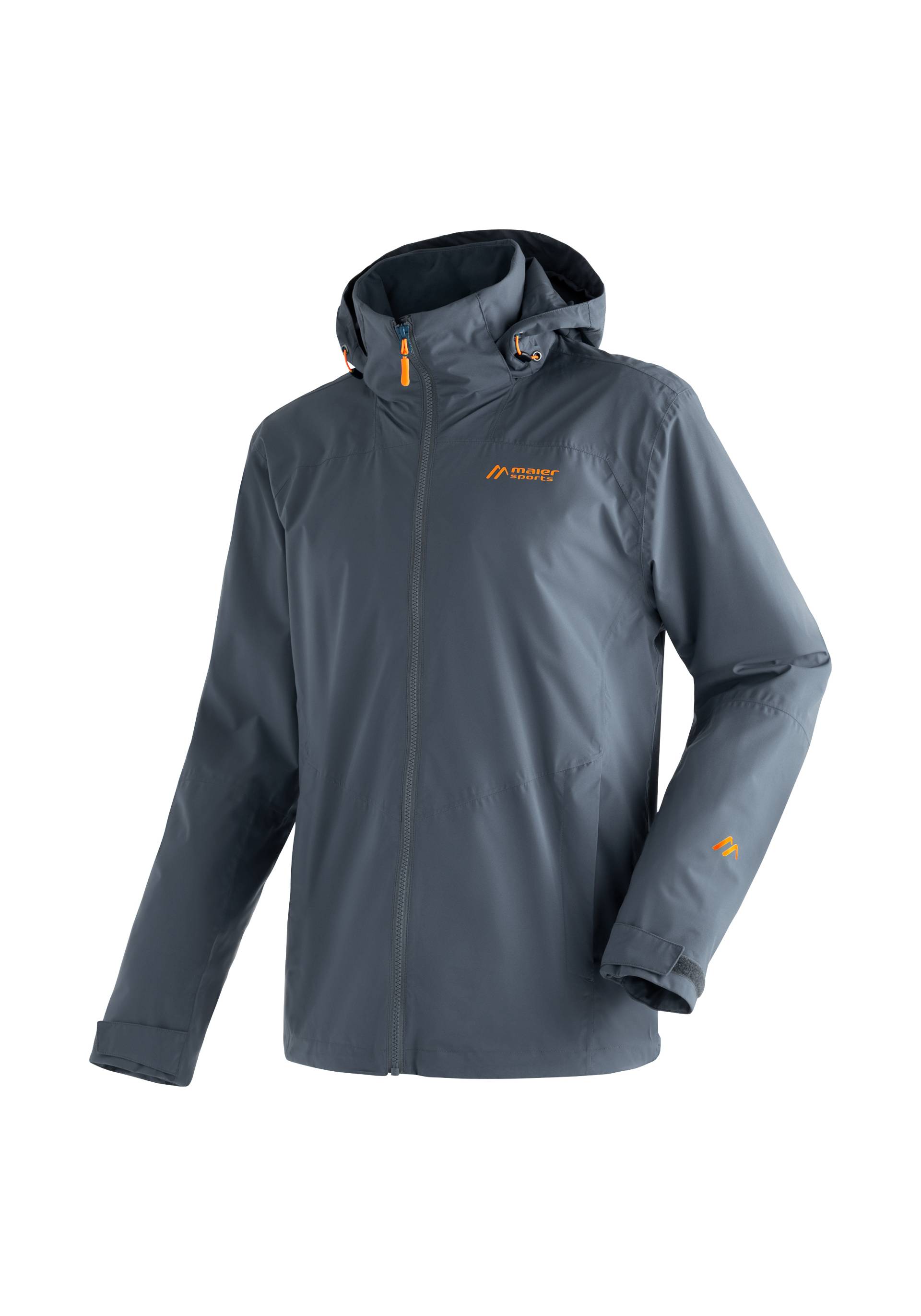 Maier Sports Outdoorjacke »Metor rec M«, Herren Regenjacke wasserdicht mit Kapuze, 2 Taschen aussen, Innentasche Maier Sports Outdoorjacke »Metor rec M«, Herren Regenjacke wasserdicht mit Kapuze, 2 Taschen aussen, Innentasche von maier sports