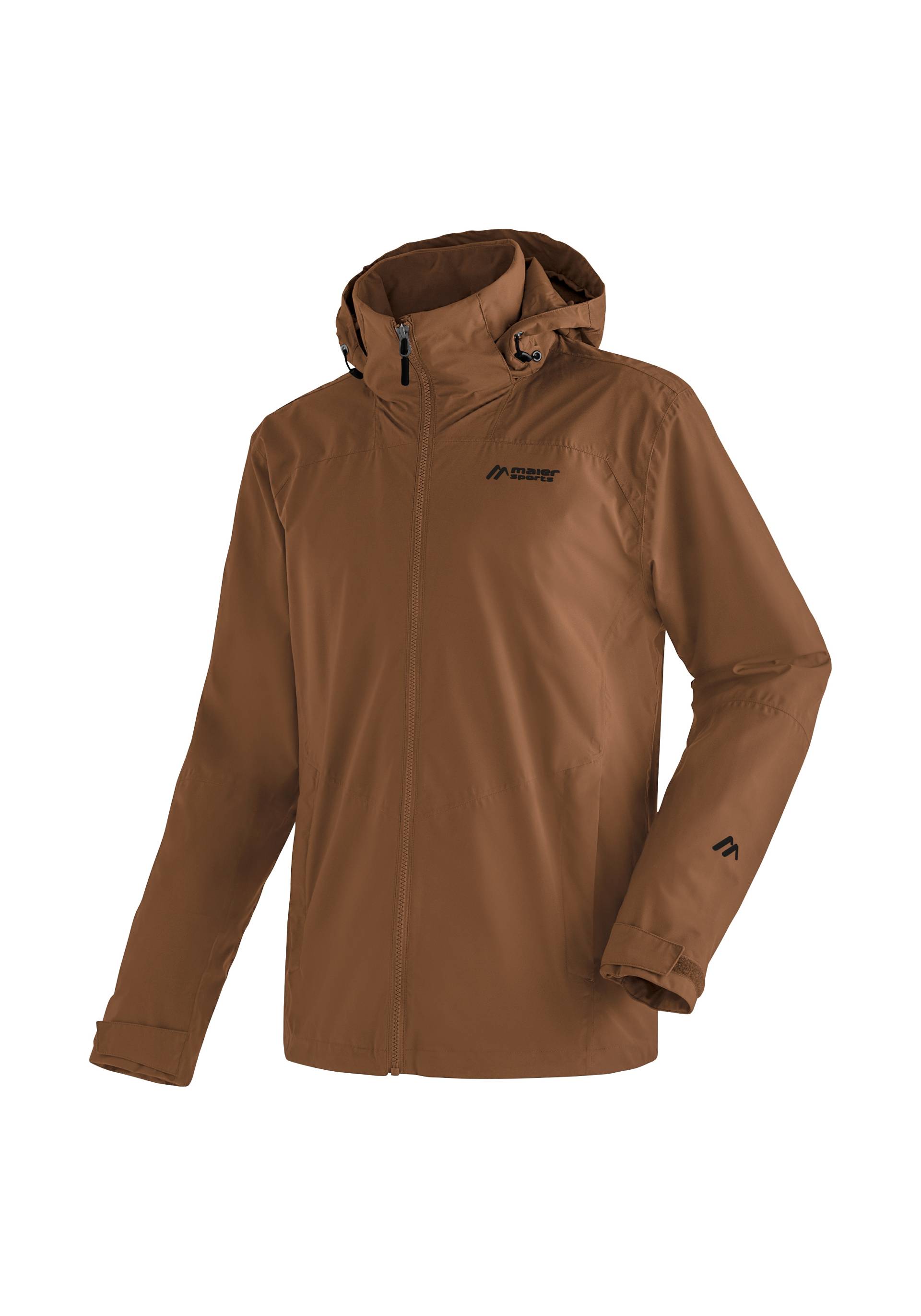 Maier Sports Outdoorjacke »Metor rec M«, Herren Regenjacke wasserdicht mit Kapuze, 2 Taschen aussen, Innentasche Maier Sports Outdoorjacke »Metor rec M«, Herren Regenjacke wasserdicht mit Kapuze, 2 Taschen aussen, Innentasche von maier sports