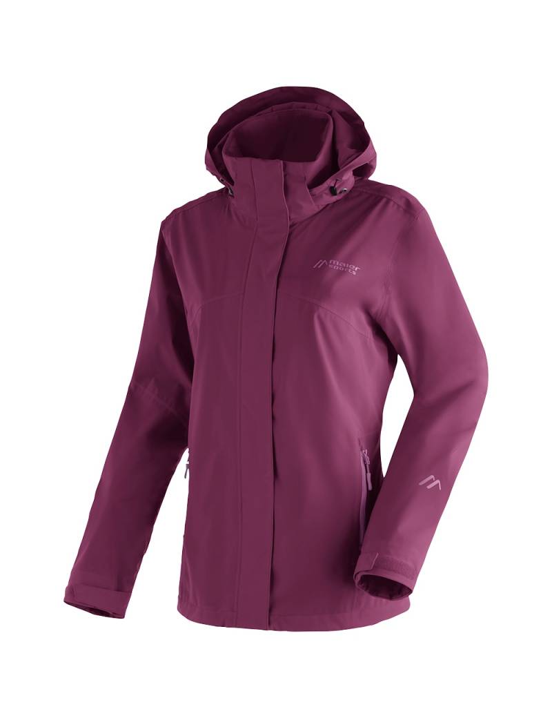 Maier Sports Outdoorjacke »Metor rec W«, Damen Regenjacke wasserdicht mit Kapuze, 2 Taschen aussen, Innentasche von maier sports