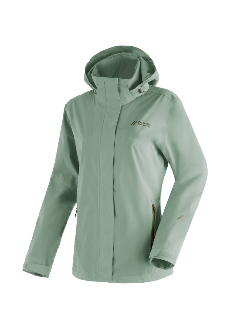 Maier Sports Outdoorjacke »Metor rec W«, Damen Regenjacke wasserdicht mit Kapuze, 2 Taschen aussen, Innentasche von maier sports