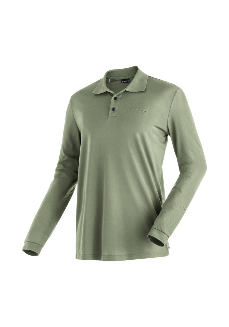 Maier Sports Poloshirt »Ulrich L/S«, Herren Funktionsshirt, langarm Freizeitshirt mit Hemdkragen, Reg. Fit von maier sports