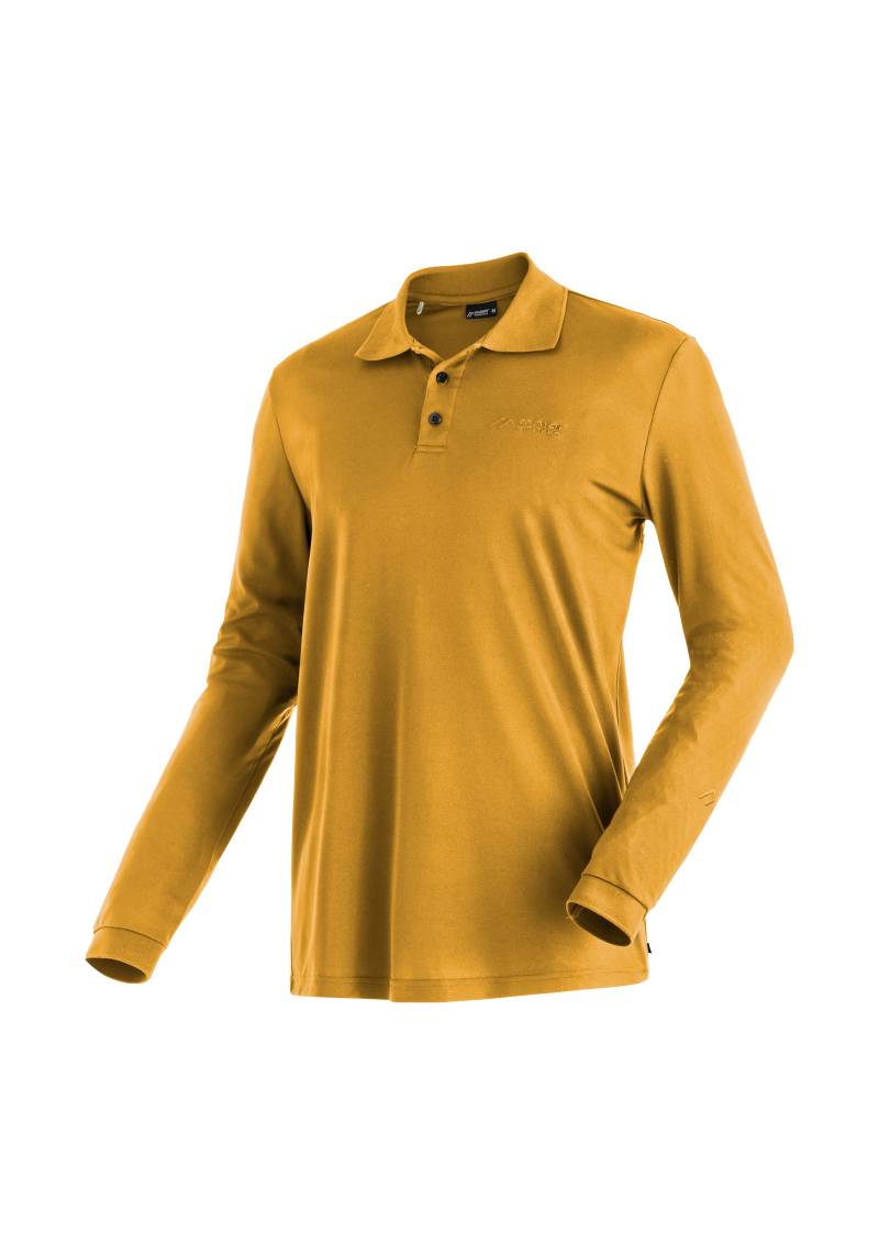 Maier Sports Poloshirt »Ulrich L/S«, Herren Langarmshirt mit Hemdkragen von maier sports