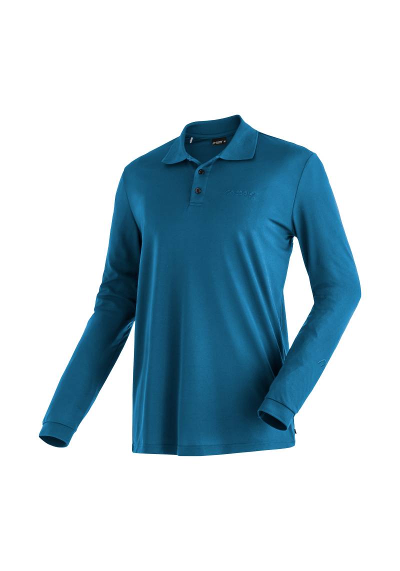 Maier Sports Poloshirt »Ulrich L/S«, Herren Langarmshirt mit Hemdkragen von maier sports