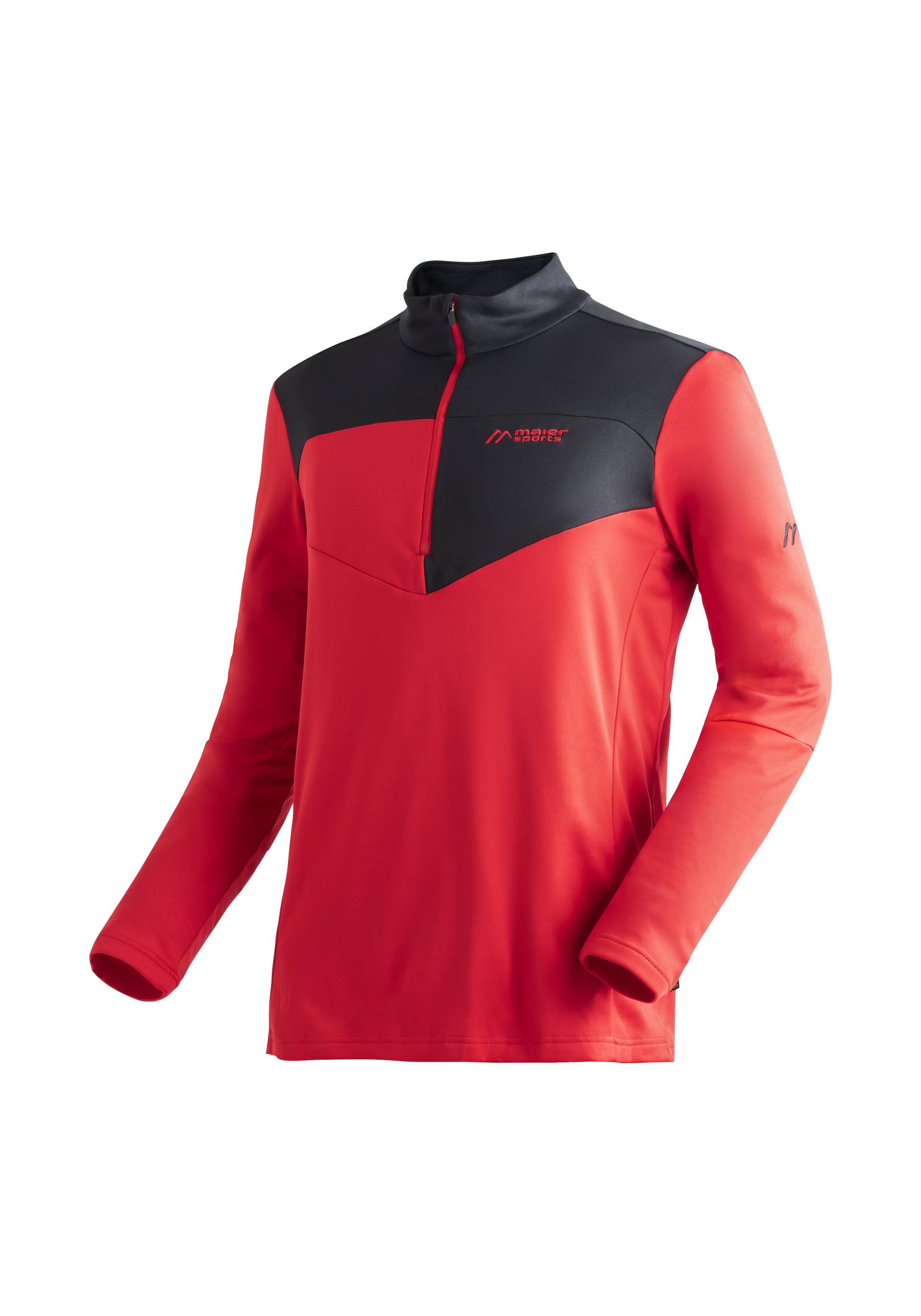 Maier Sports Rollkragenpullover »Felian«, Herren Midlayer, pflegeleichtes Half-Zip Fleece, Regular Fit von maier sports