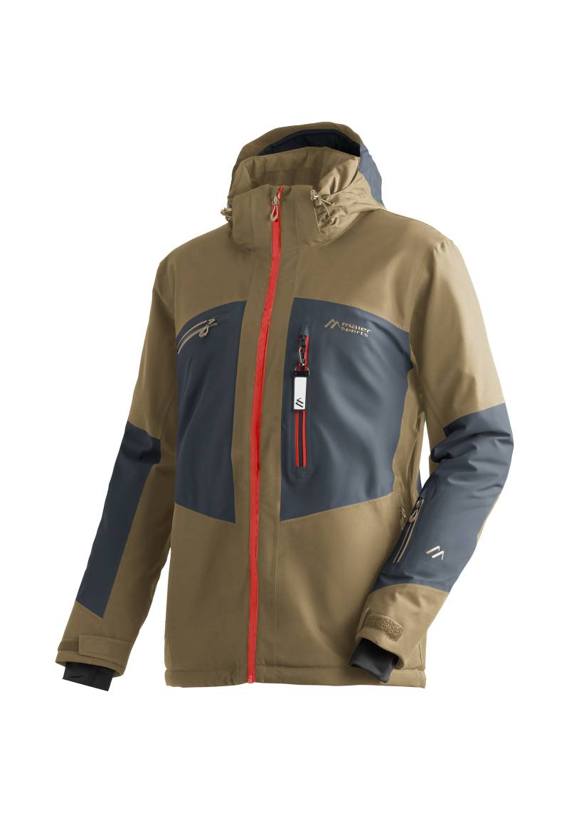 Maier Sports Skijacke »Beskid«, Herren Winterjacke mit RV-Taschen und Kapuze, wasserdicht von maier sports