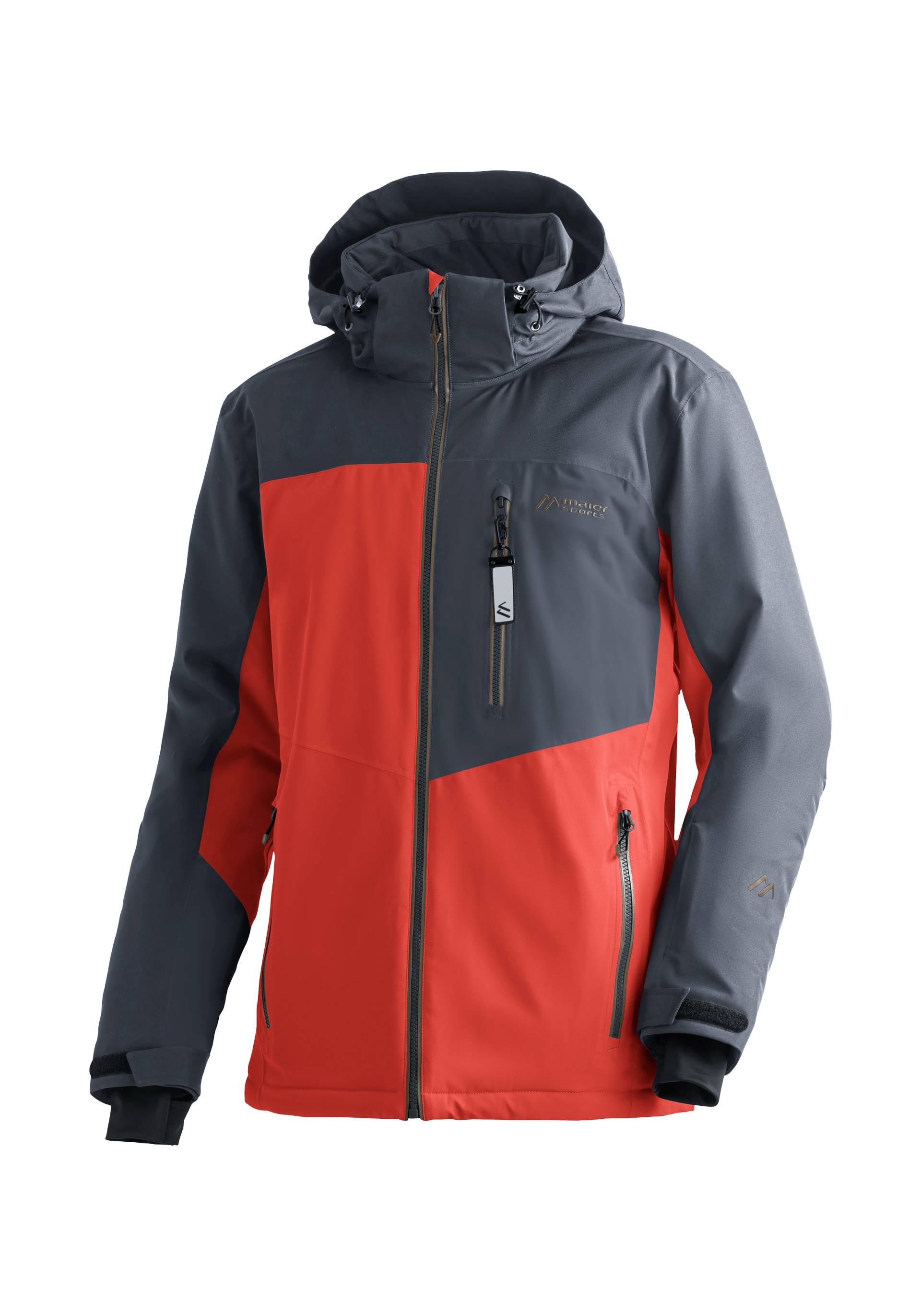 Maier Sports Skijacke »Oravice«, Herren Winterjacke mit RV-Taschen und Kapuze, wasserdicht von maier sports