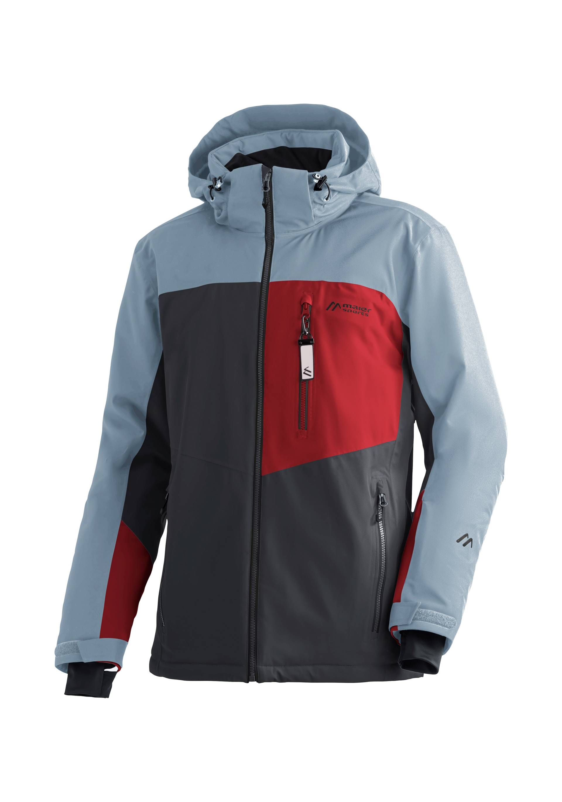 Maier Sports Skijacke »Oravice«, Herren Winterjacke mit RV-Taschen und Kapuze, wasserdicht von maier sports