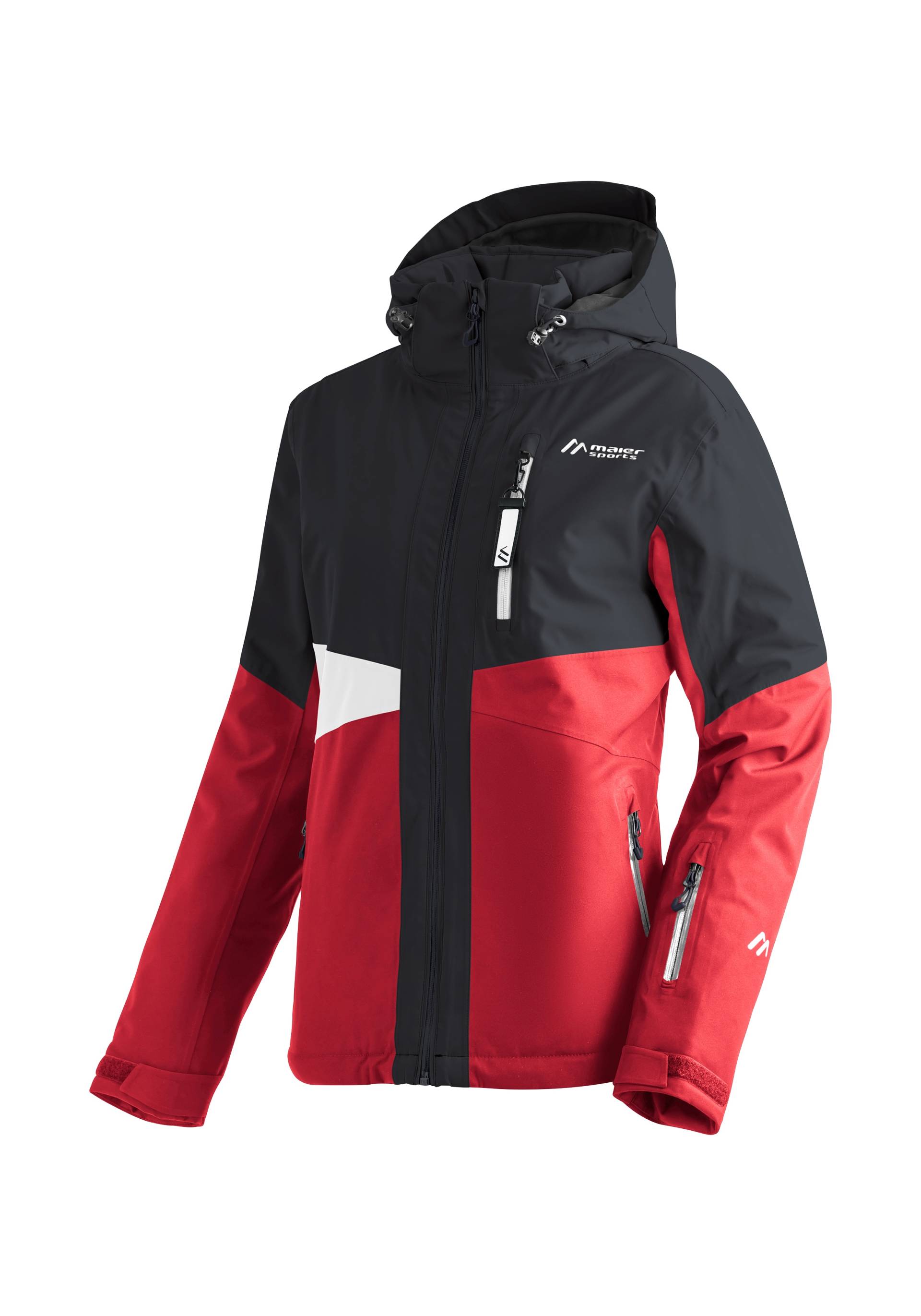 Maier Sports Skijacke »Vidra«, Damen Winterjacke, wind/wasserdicht, 3 RV-Taschen und Kapuze von maier sports